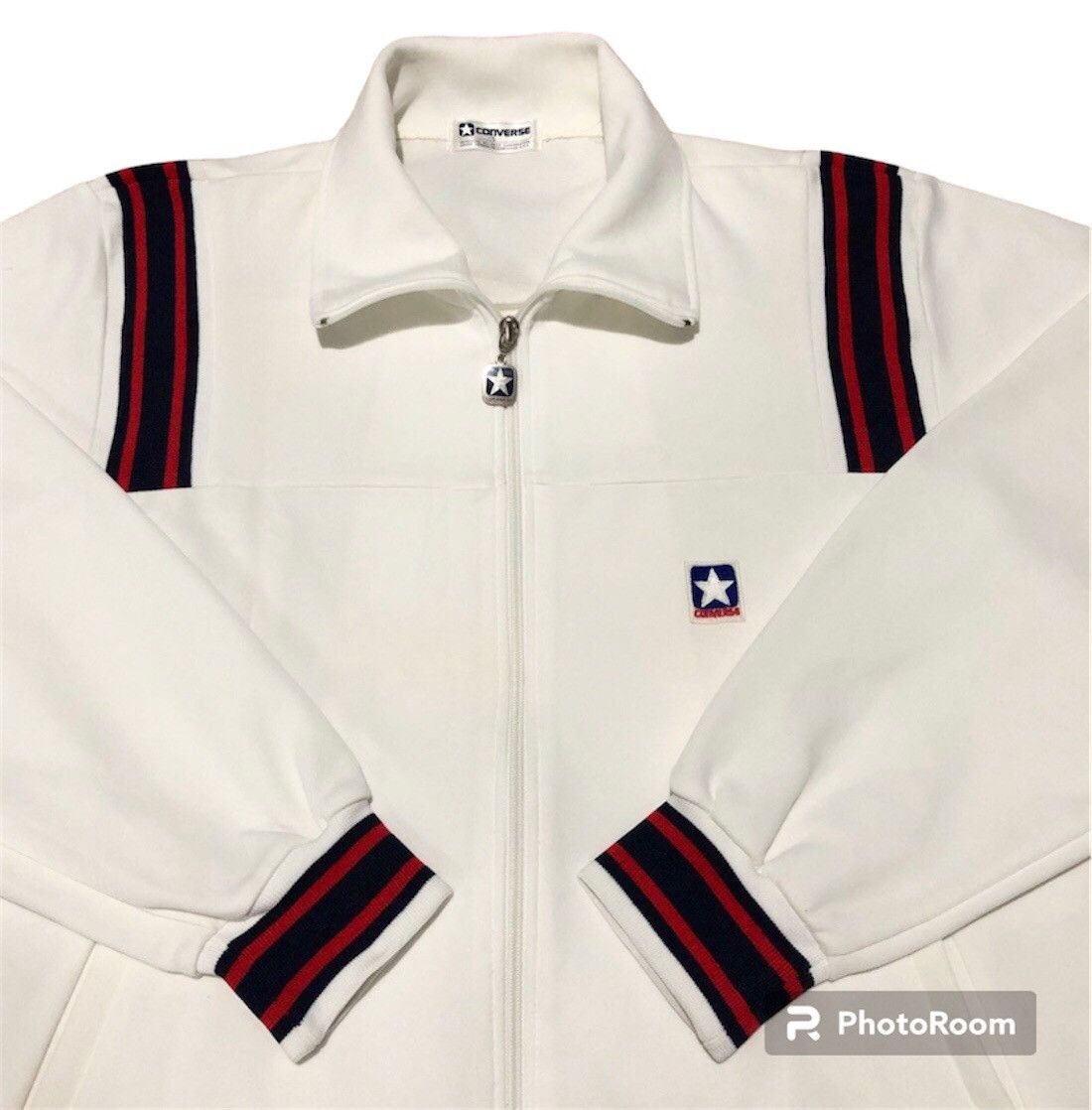 Converse Rare‼️🔥Vintage Jacket Converse All Star Full Zipper Tracktop Size US M / EU 48-50 / 2 - 3 Thumbnail