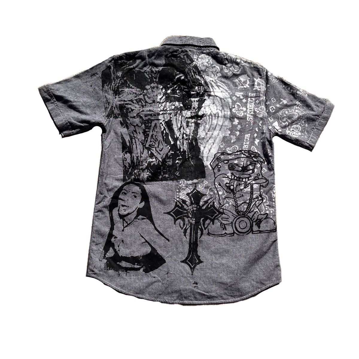 Other Basedbich hand printed button up large Size US L / EU 52-54 / 3 - 2 Thumbnail