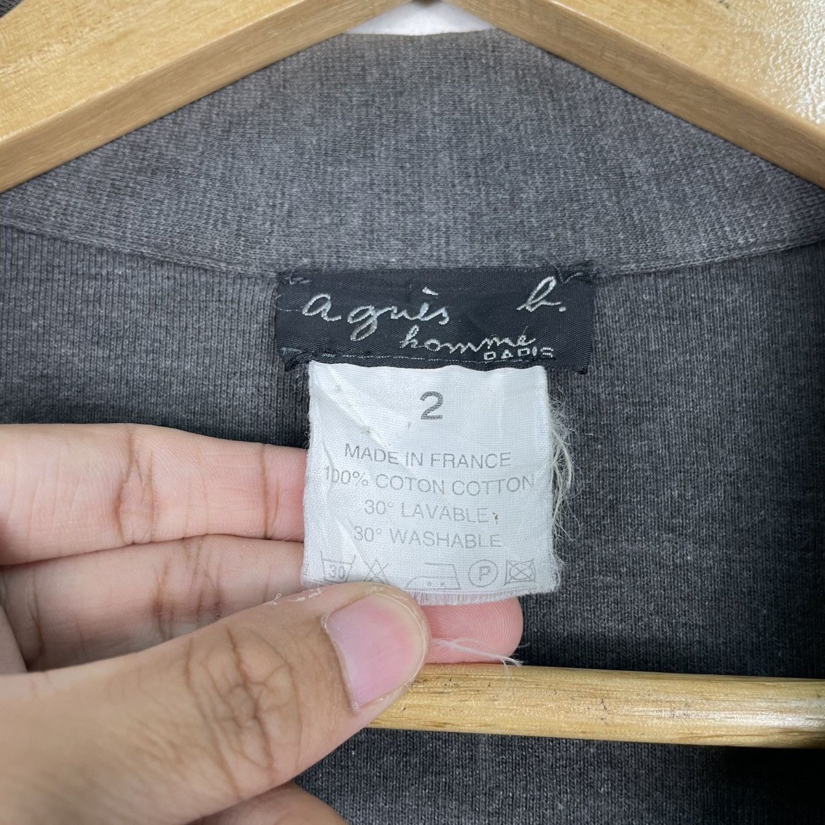 Japanese Brand × Vintage × agnes b. 💥AGNES B CHORE LINEN COTTON JACKET Size US M / EU 48-50 / 2 - 16 Thumbnail