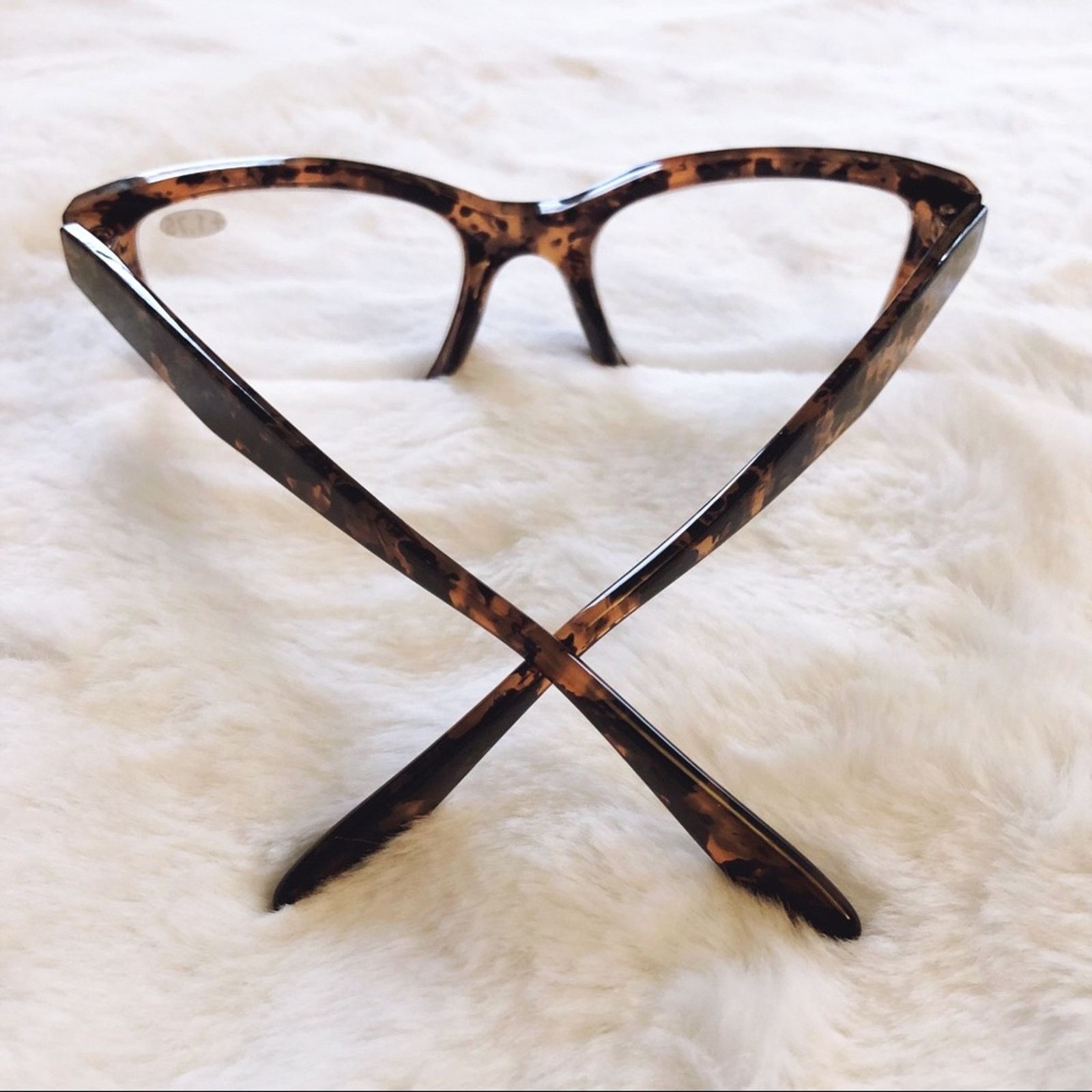 Other Brooke Brown Half Rim Rectangle Reader Glasses Size ONE SIZE - 10 Thumbnail