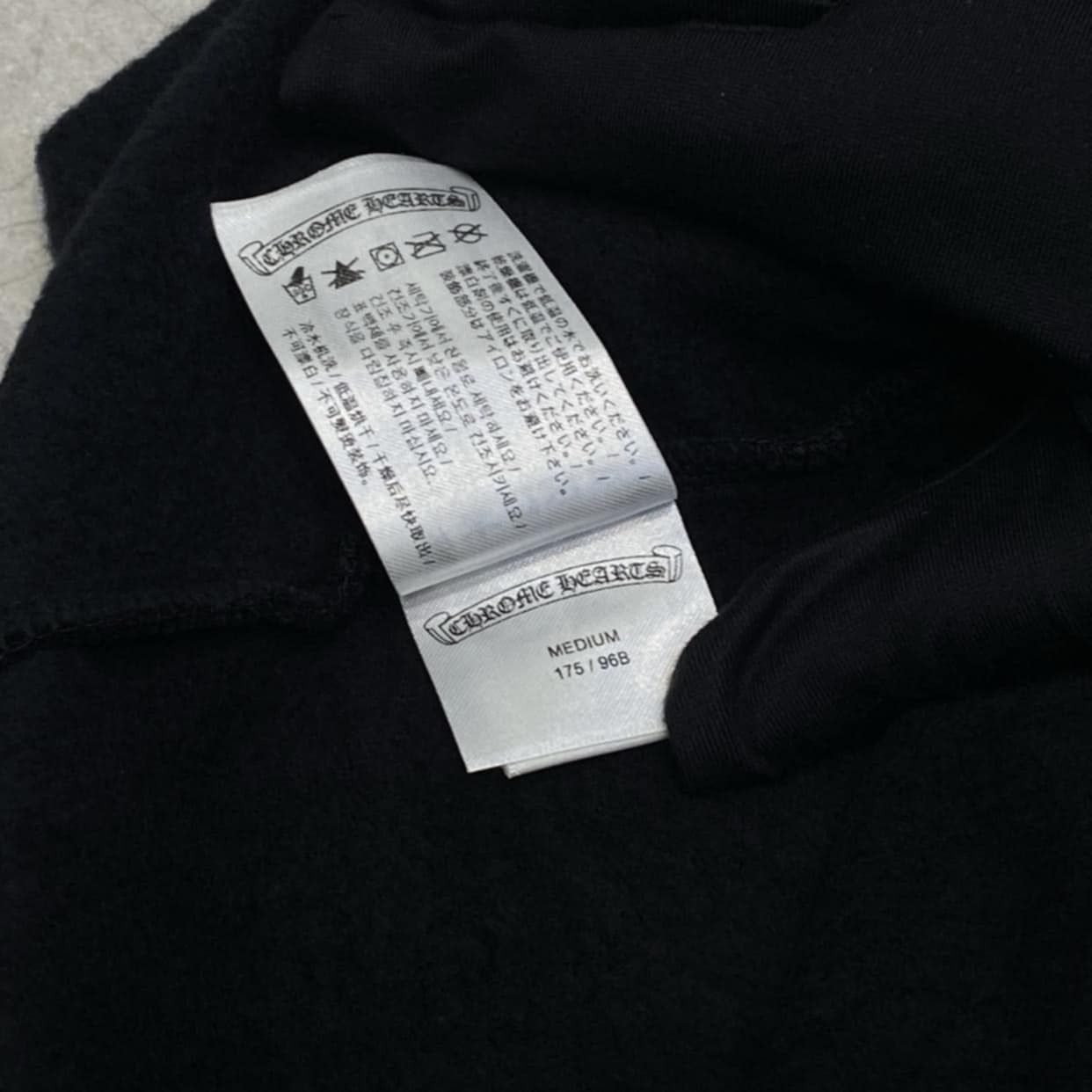 Chrome Hearts CHROME HEARTS Manchester Long Sleeve Tee Shirt BLACK Size US M / EU 48-50 / 2 - 4 Thumbnail
