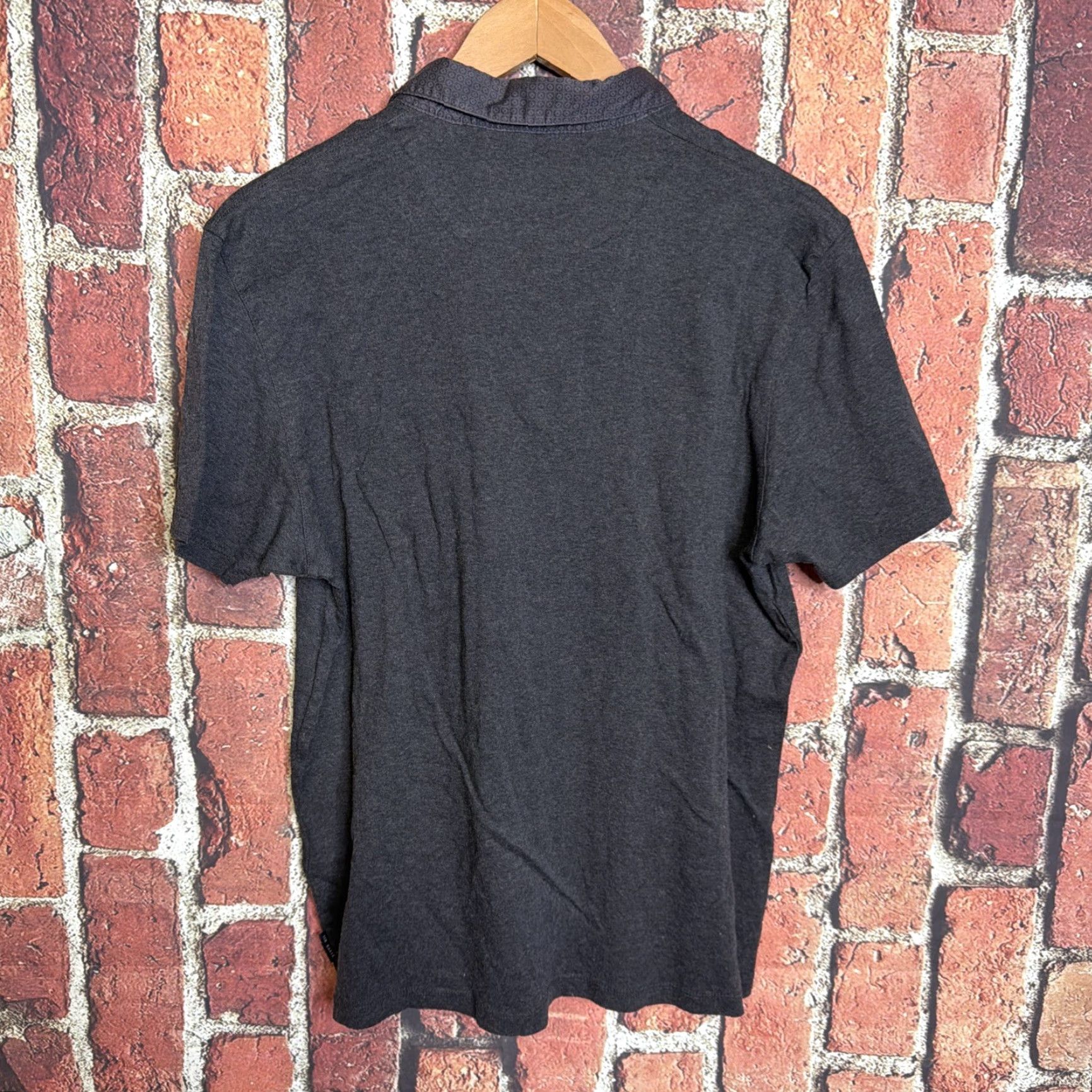 Ted Baker Ted Baker Polo Shirt Mens XL Gray Collared Pocket Polo Shirt Golf Casual Button Size US XL / EU 56 / 4 - 3 Thumbnail