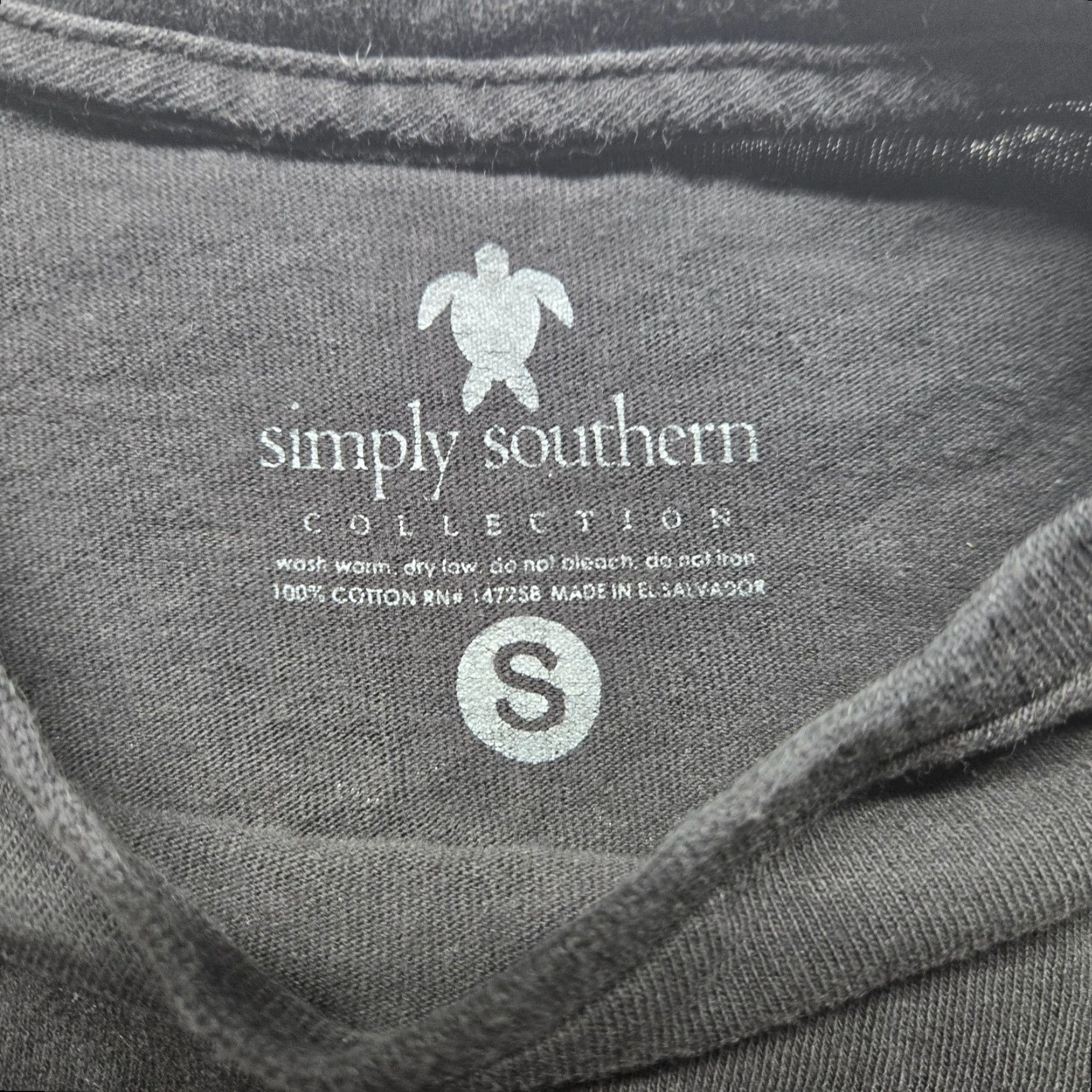 Vintage Simply Southern Shirt Black Long Sleeve Shirt Women S Christmas CW Christmas Small 90s Size S / US 4 / IT 40 - 4 Thumbnail