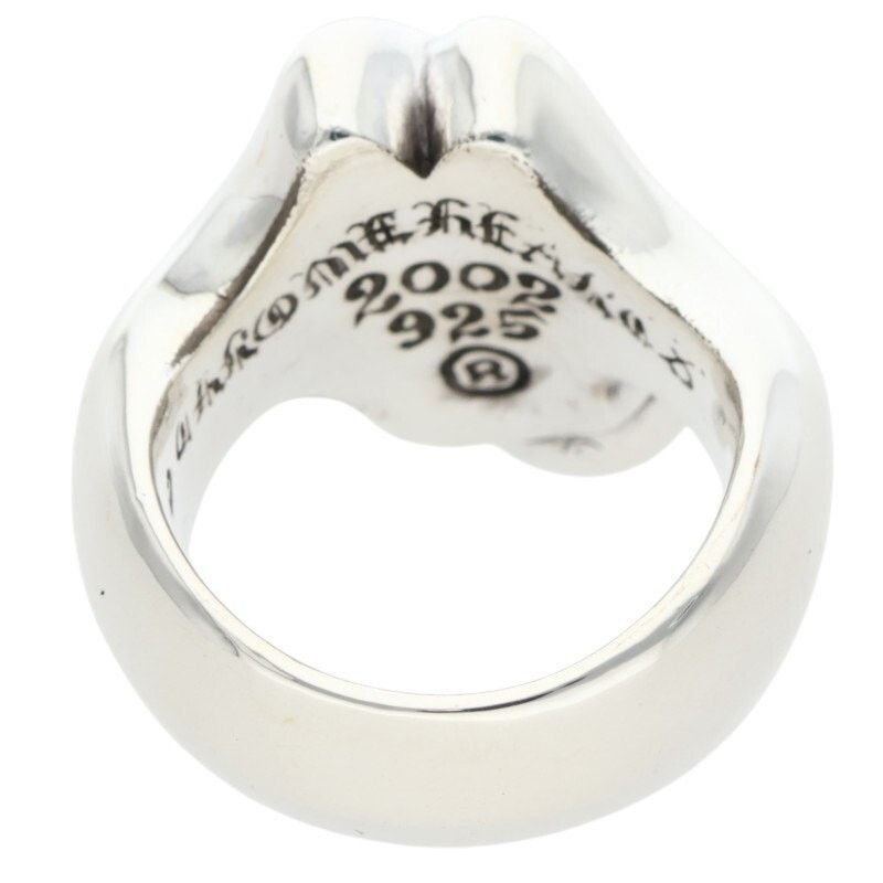 Chrome Hearts Chrome Hearts LIP TONGUE-MD Silver Ring Size ONE SIZE - 2 Thumbnail