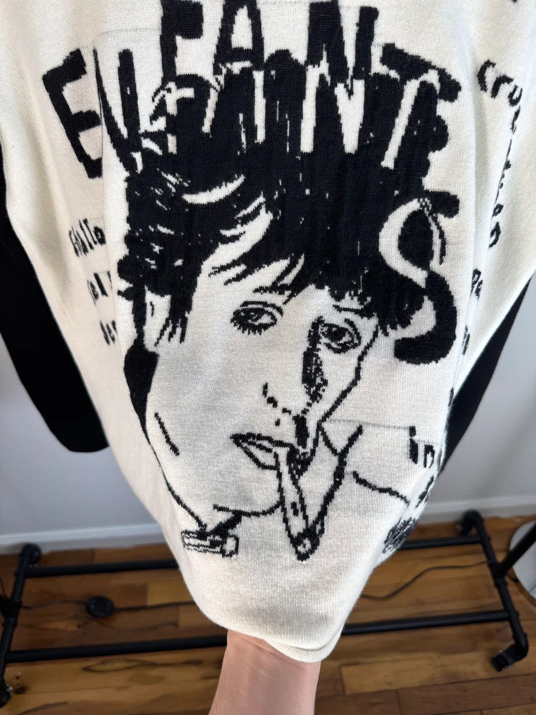 Enfants Riches Deprimes 🚭 GRAIL 🚭 ERD x LORO PIANA FW 2022 "IF JESUS..." SWEATER Size US S / EU 44-46 / 1 - 5 Thumbnail