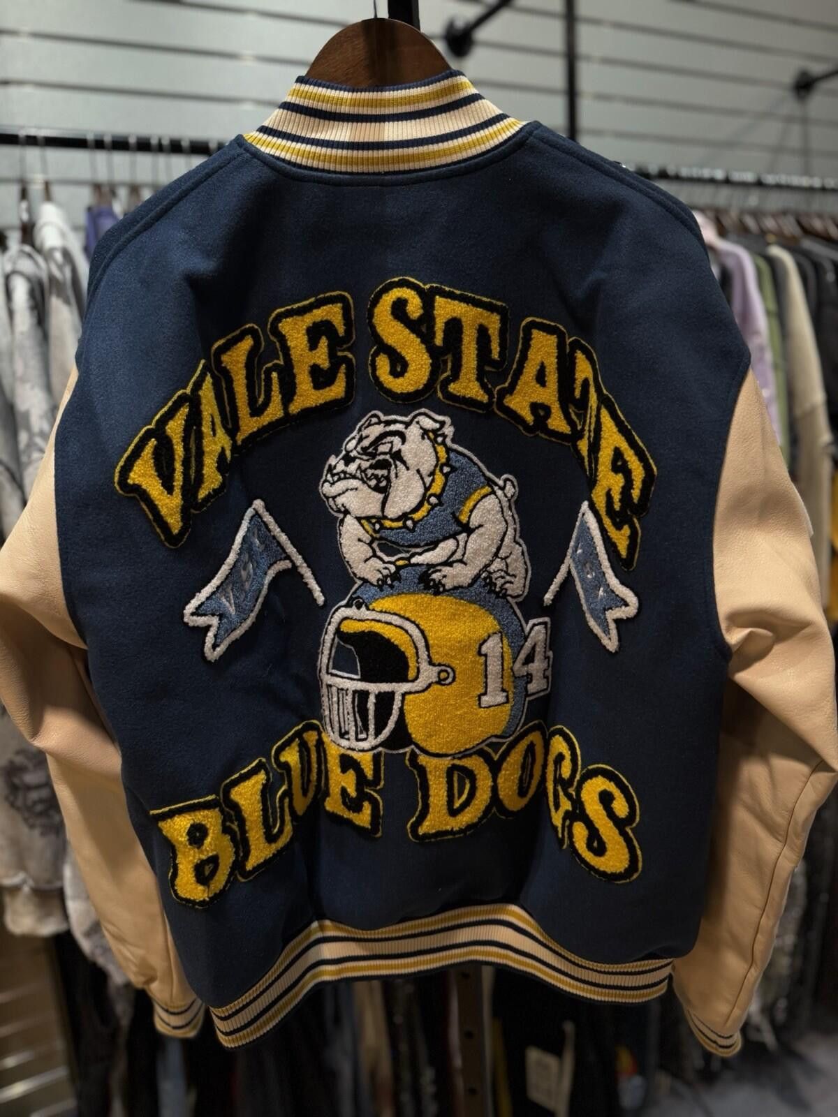 Vale ValeLives Valley Leather Jacket Blue Rare Release Size XXL Size US XXL / EU 58 / 5 - 8 Thumbnail