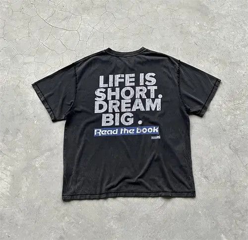 Japanese Brand REEBORN Crack Print Vintage Shirt Combo's Black White Size US XL / EU 56 / 4 - 2 Thumbnail