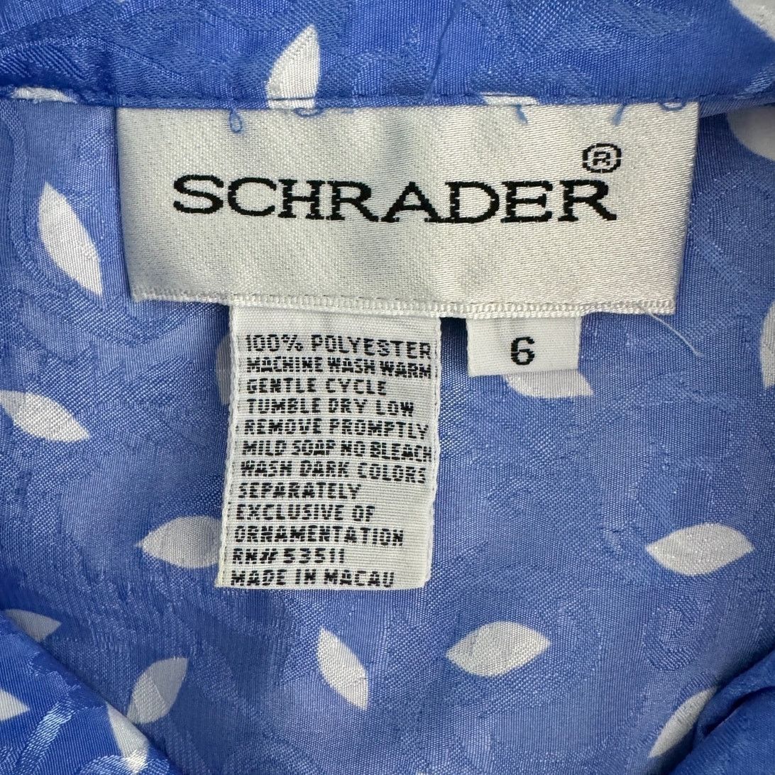 Vintage Vintage Schrader long sleeve leaf print secretary dress 6 Size M / US 6-8 / IT 42-44 - 6 Thumbnail