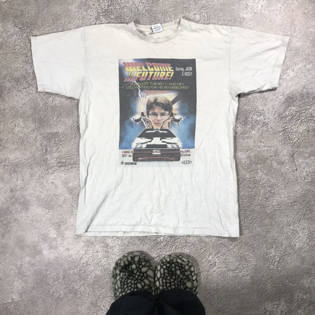 Vintage Vintage Y2K Graphic Tee Welcome Future Streetwear Skate M Size US M / EU 48-50 / 2 - 1 Thumbnail