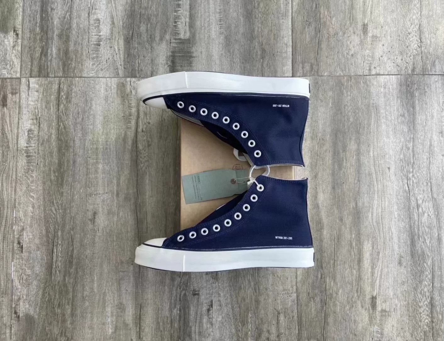 Wtaps WTAPS Canvas SNE 02 High Top Sneakers Size US 9 / EU 42 - 3 Thumbnail
