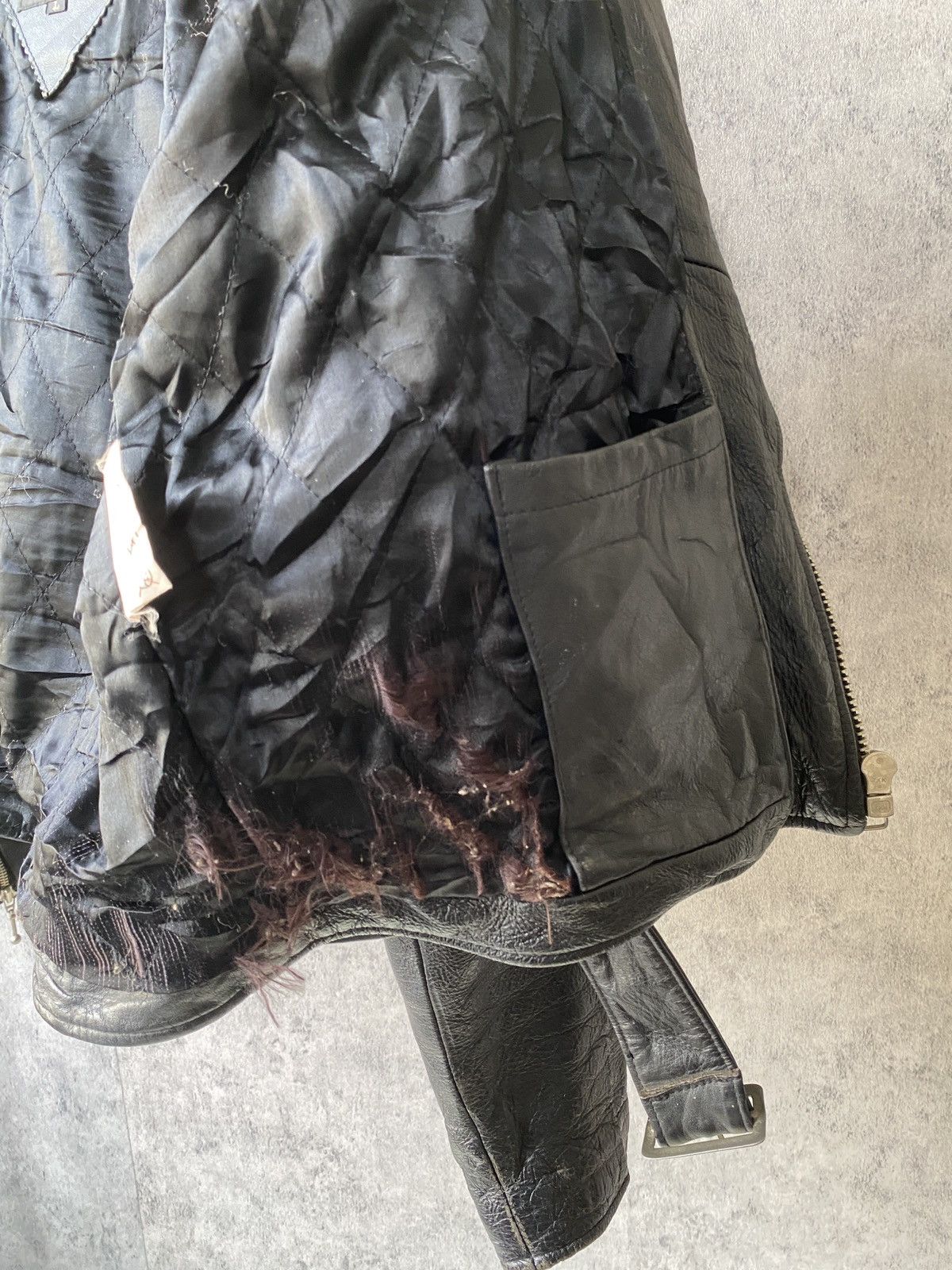 Leather Vintage Stefanel Kids Biker’s Design Leather Jacket Size US L / EU 52-54 / 3 - 15 Thumbnail