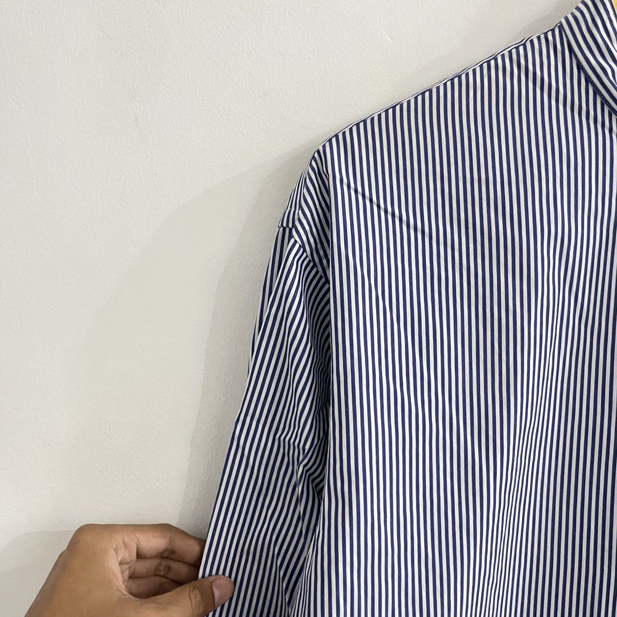 Jil Sander × Uniqlo Jil Sander X Uniqlo Blue Striped Button Up Shirt Size US S / EU 44-46 / 1 - 4 Thumbnail