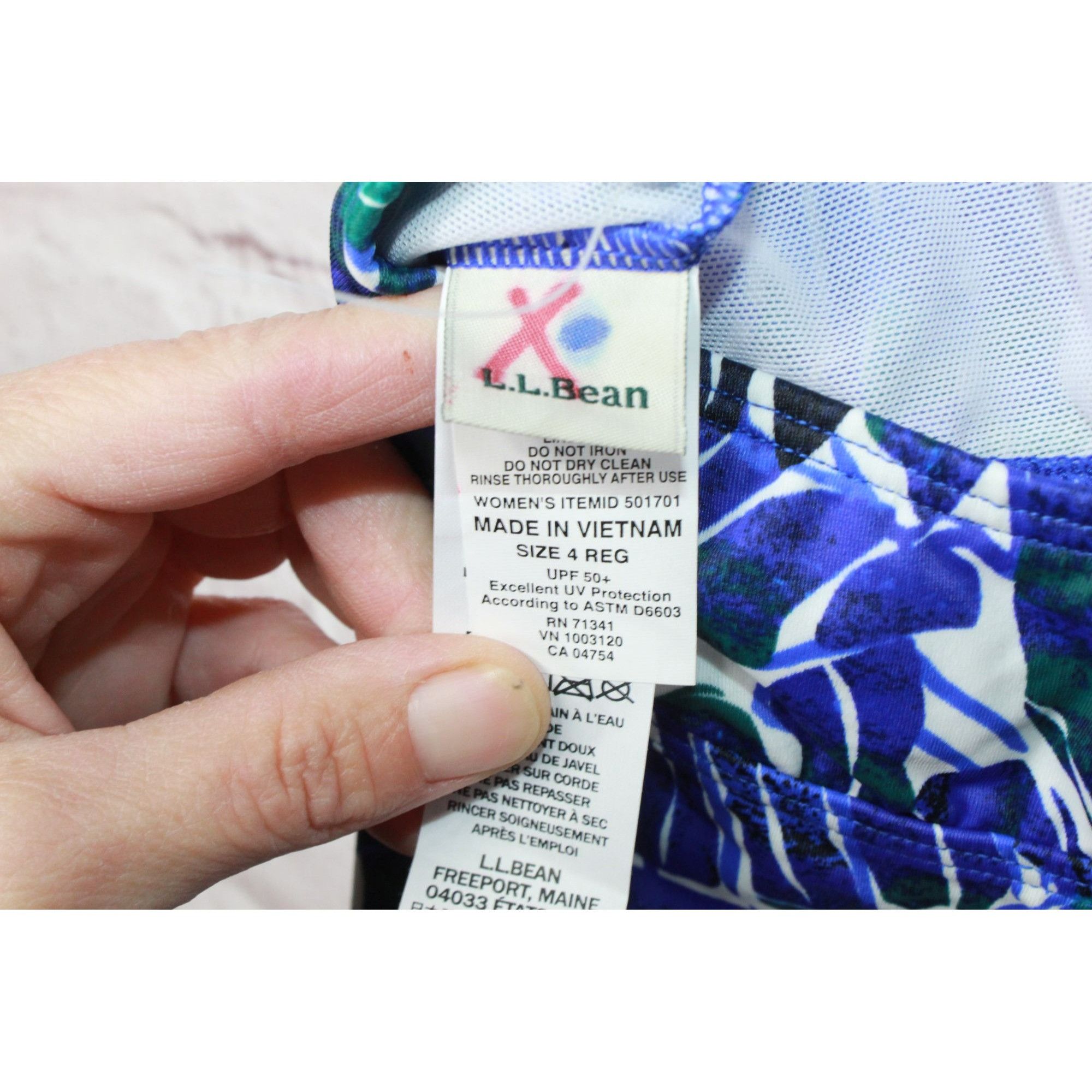 L.L. Bean LL Bean Mix and Match Swim Collection Halter Tankini Top Size S / US 4 / IT 40 - 7 Thumbnail