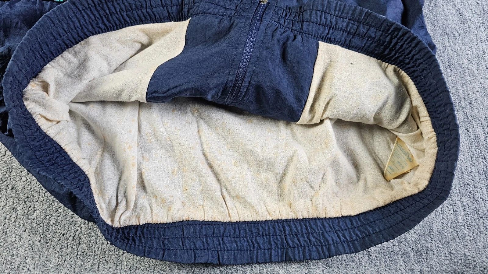 Adidas Adidas Trefoil 80s Nylon Crinkle Track Jacket Navy Blue S Size US S / EU 44-46 / 1 - 9 Thumbnail