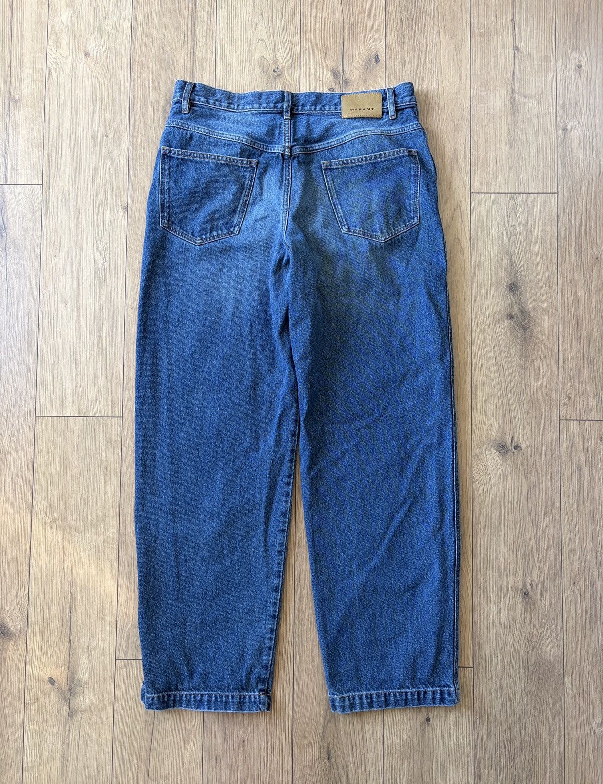 Isabel Marant MARANT Jorge Denim Wide Loose Fit Pants Size US 33 - 11 Thumbnail