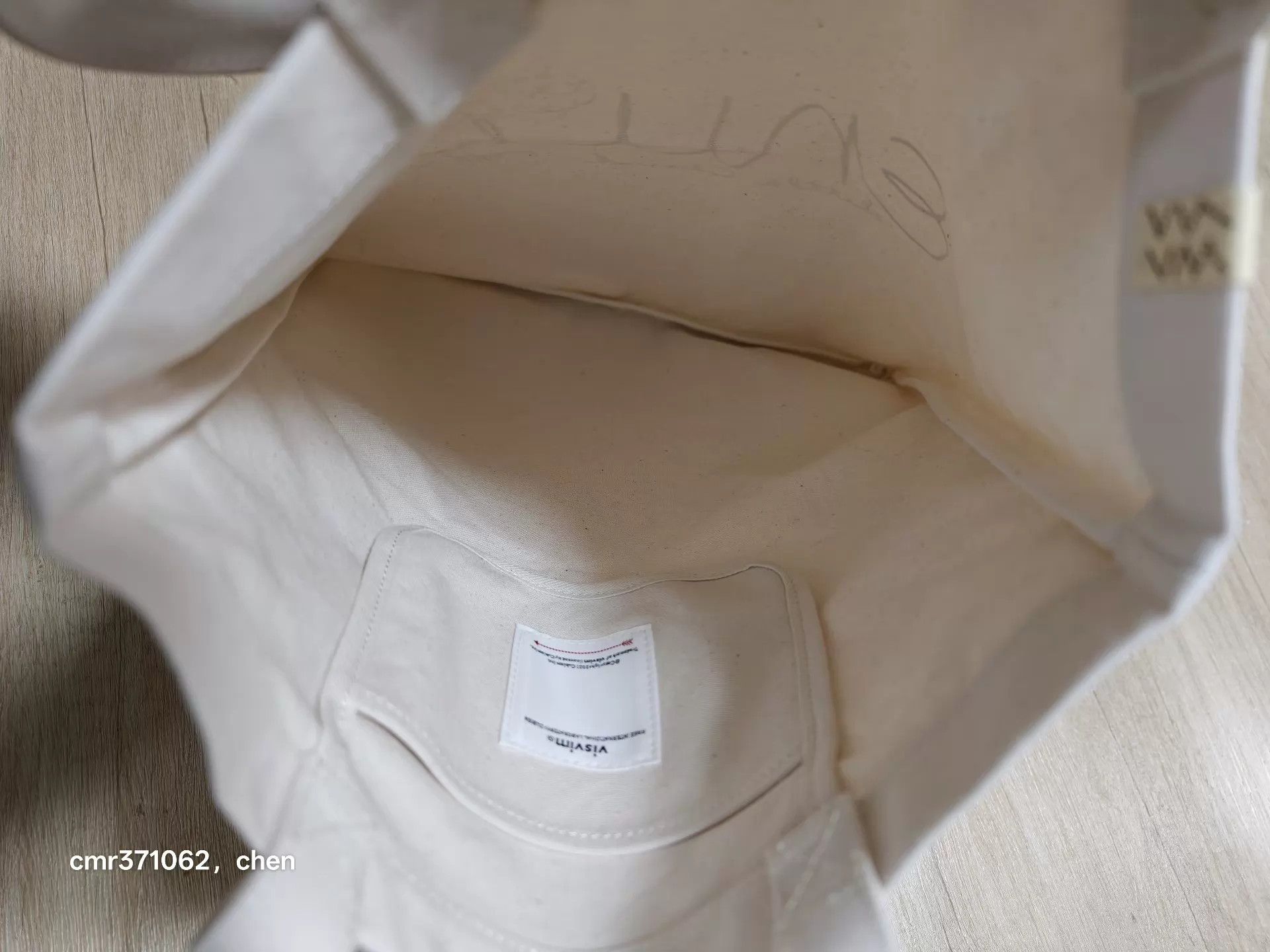 Visvim VISVIM LCC TOTE BAG ivory 34x39cm New Rare Limited Size ONE SIZE - 5 Thumbnail