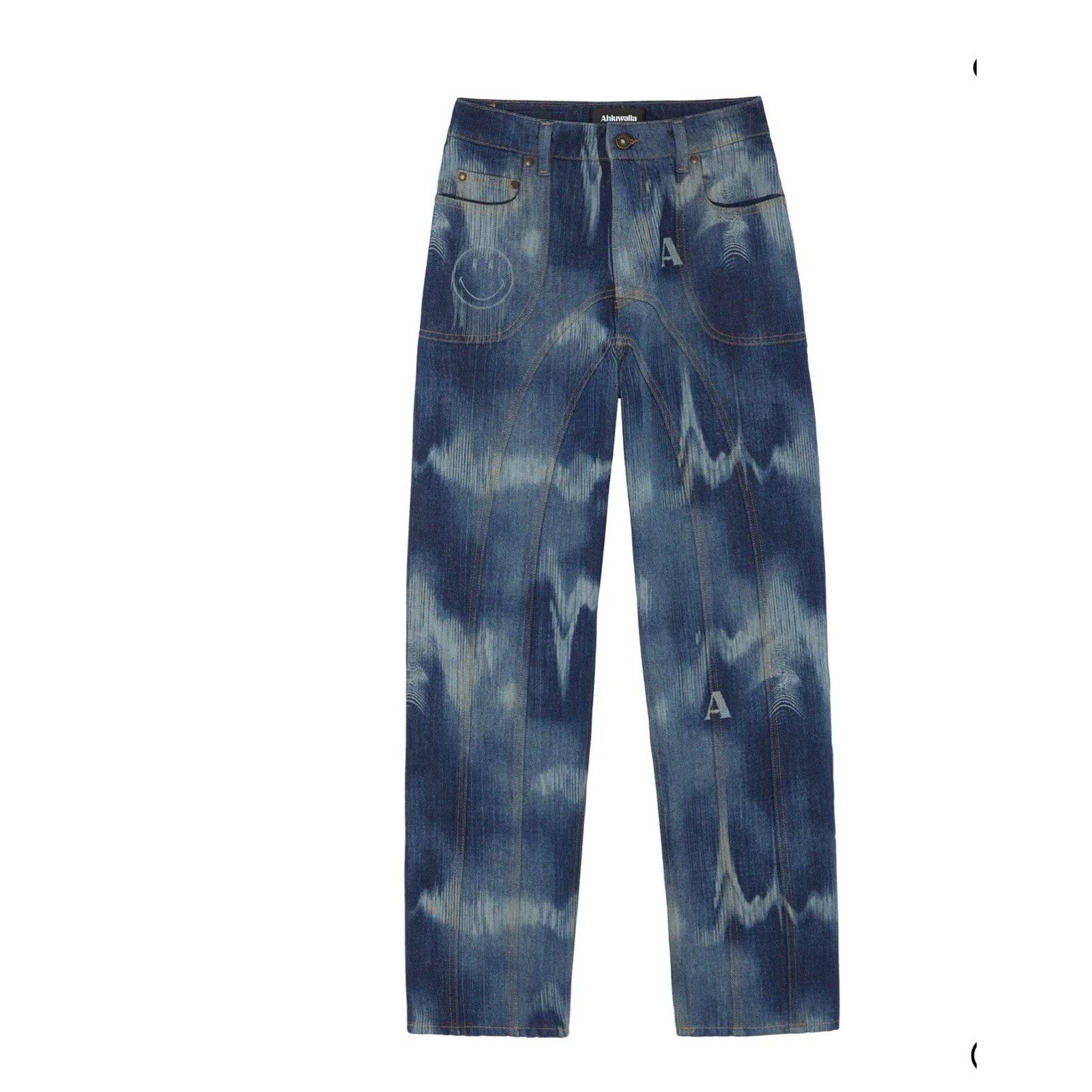 Ahluwalia Ahluwalia Signature Low Rise Jeans Size 34 Recycled Denim Size US 34 / EU 50 - 1 Thumbnail