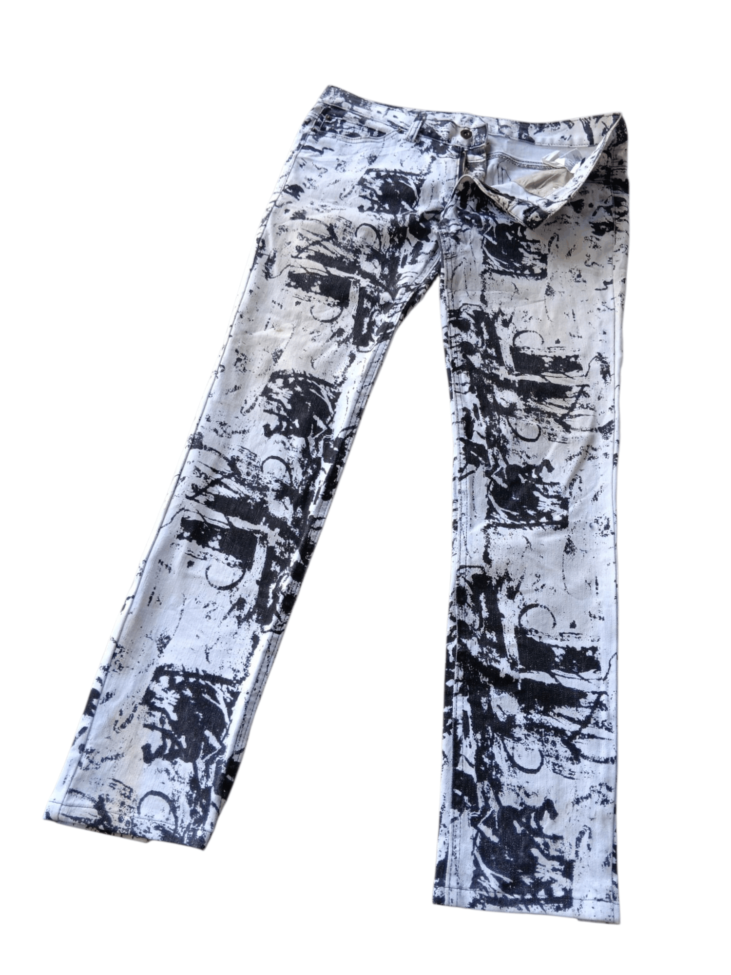 Attachment Kazuyuki kumagai attachment full print art pants Size US 32 / EU 48 - 2 Thumbnail