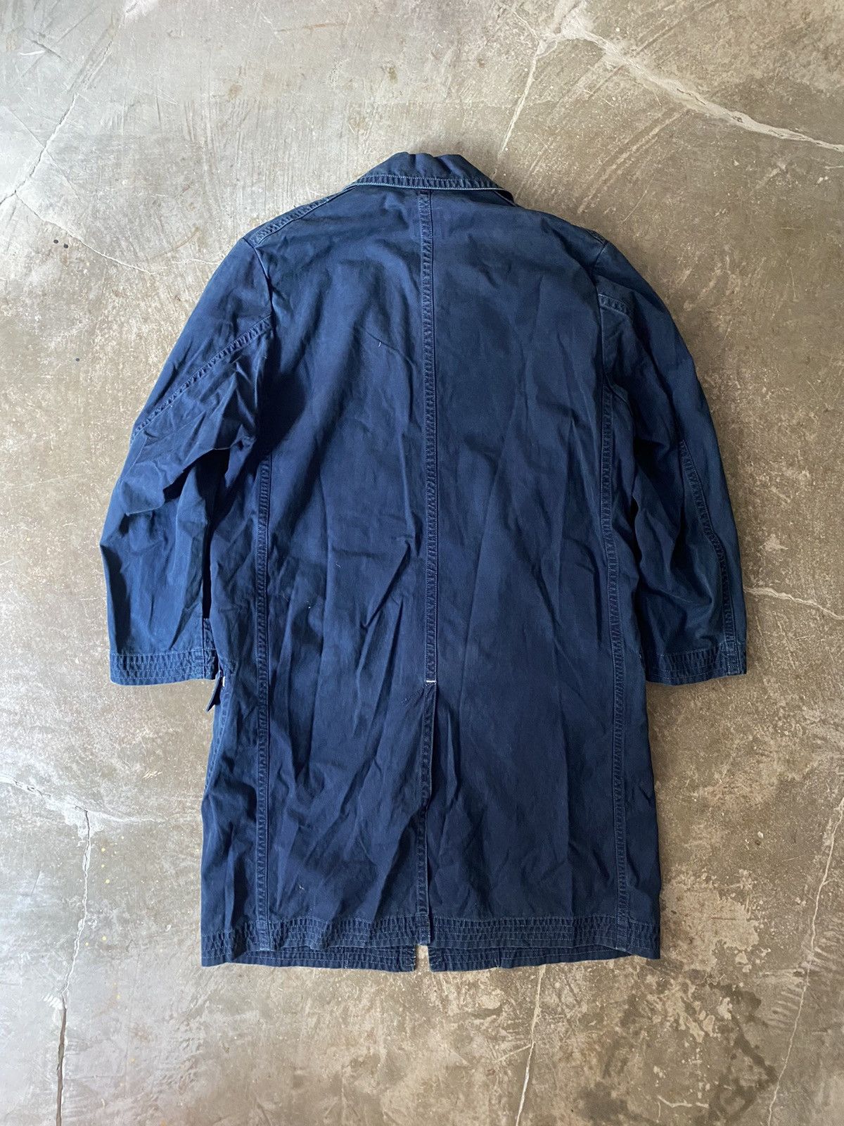 Porter Classic Porter Classic Indigo Trench Coat Kapital Visvim Needles 45r Size US M / EU 48-50 / 2 - 6 Thumbnail