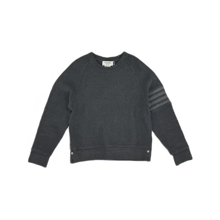 Thom Browne Thom Browne Gray Striped Sweatshirt -2507 Size US M / EU 48-50 / 2 - 8 Thumbnail