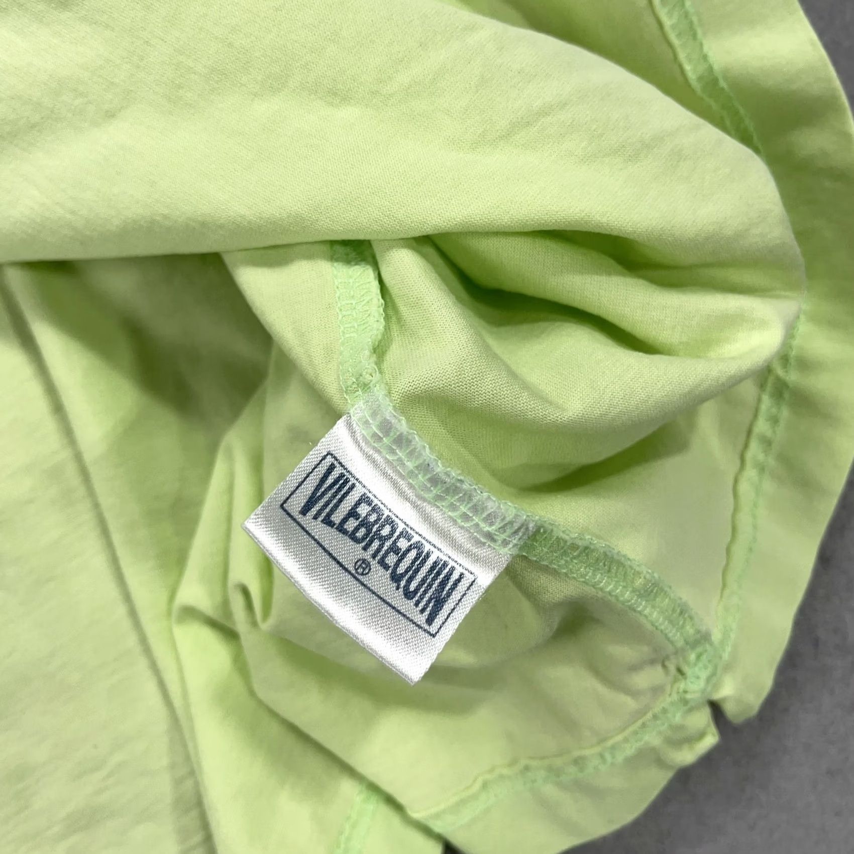 Vilebrequin Vilebrequin Shirt Mens 3XL Green 100% Mercerized Cotton Pocket Tee Casual Size US XXL / EU 58 / 5 - 5 Thumbnail