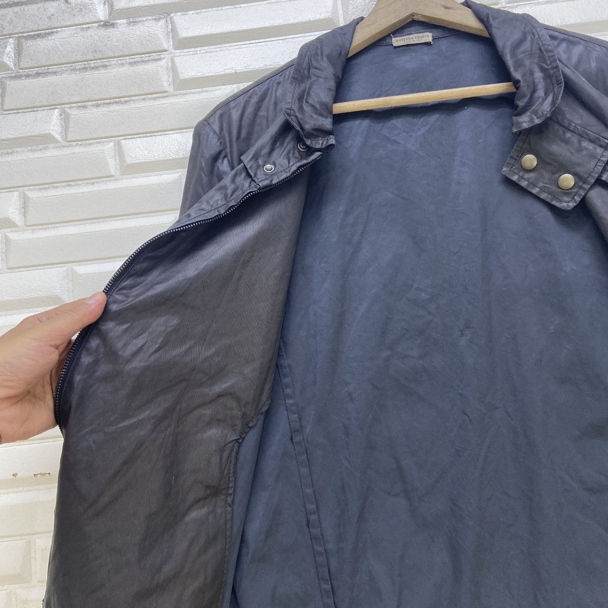 Bottega Veneta Bottega Veneta Poliammide Nylon Polyester Biker Jacket Size US S / EU 44-46 / 1 - 22 Thumbnail