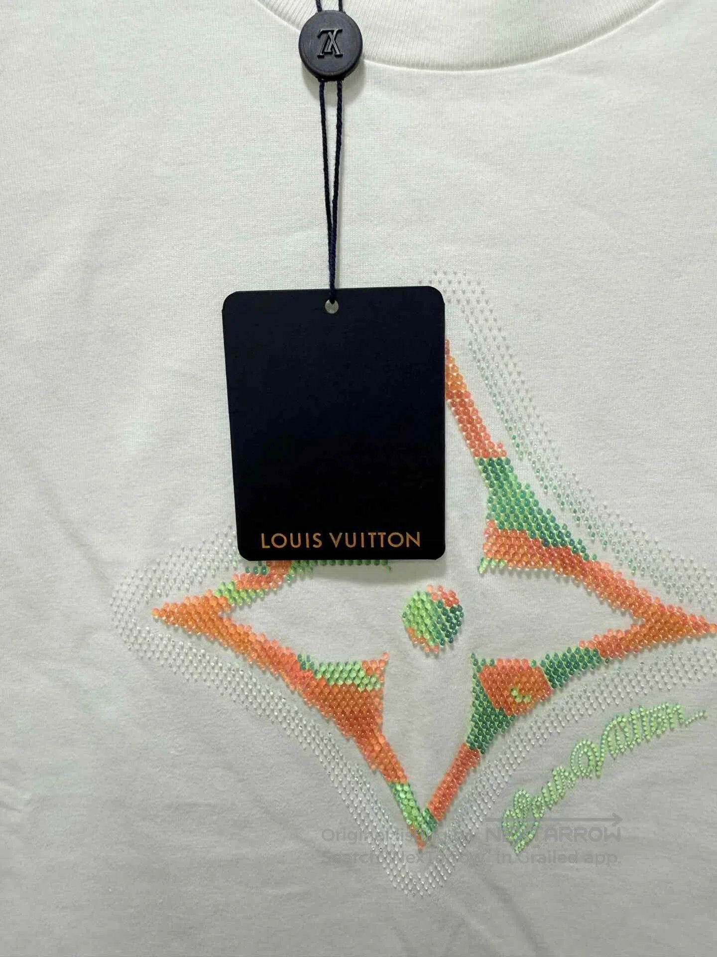 Louis Vuitton Louis Vuitton White Beaded Short Sleeve. Size US M / EU 48-50 / 2 - 5 Thumbnail