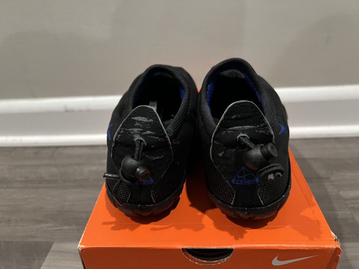 Nike ACG Size 10 1998 Nike ACG Air Moc Textile Black Hyper Blue-Blk Size US 10 / EU 43 - 4 Thumbnail