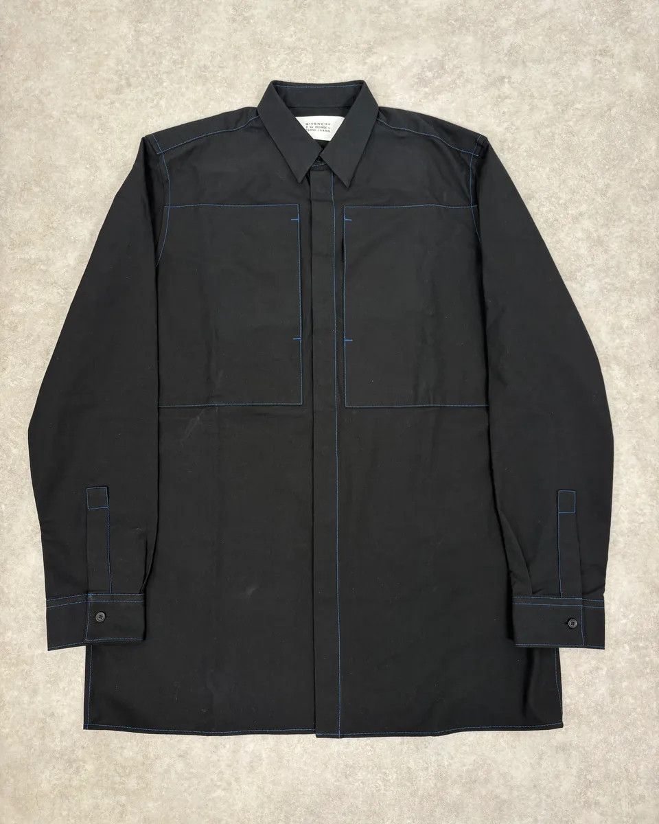 SS2016 Givenchy Navy Seams Premium Shirt