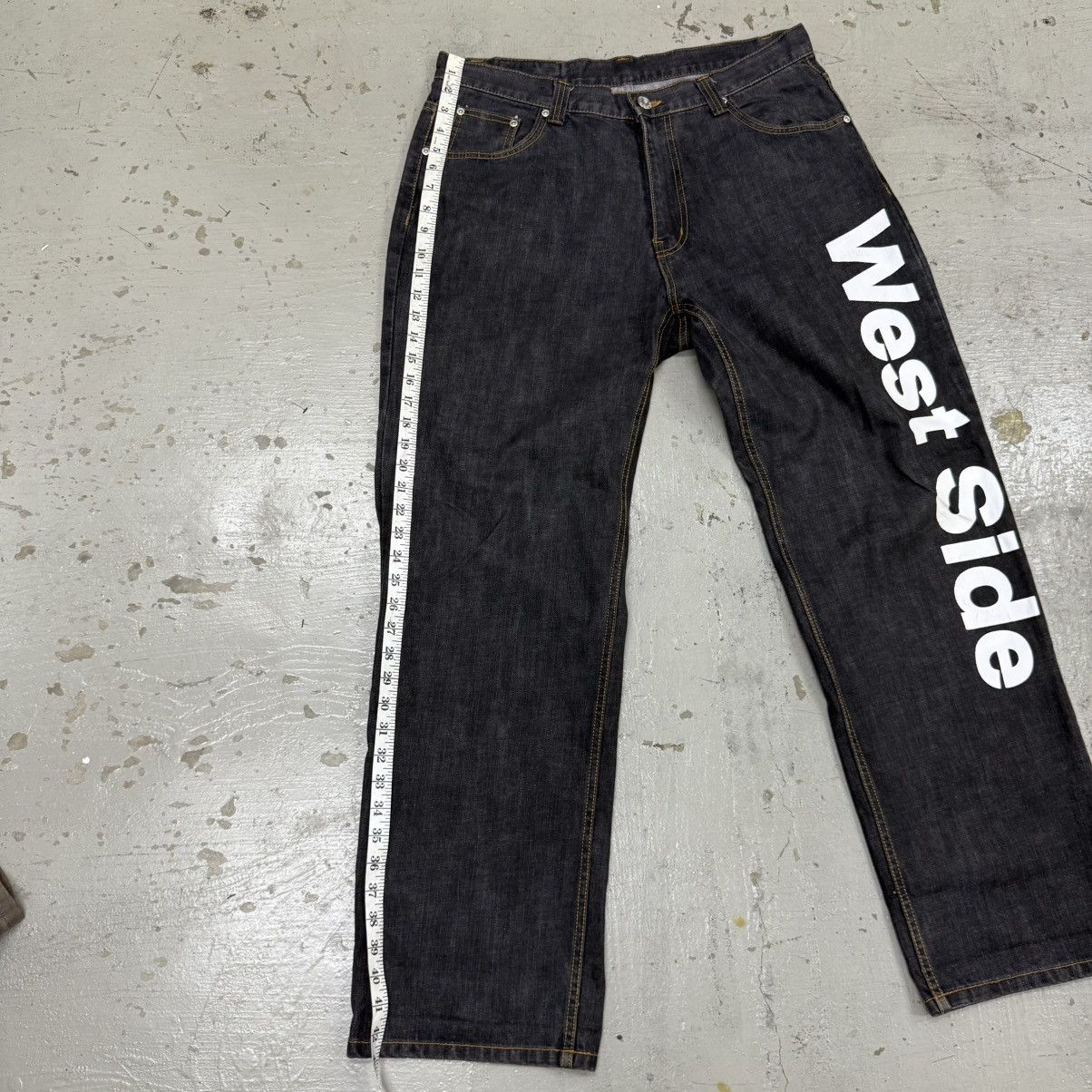 La Gear Vintage West Side Seagull Ripoff Travis Scott Flacko Denim Size US 36 / EU 52 - 6 Thumbnail
