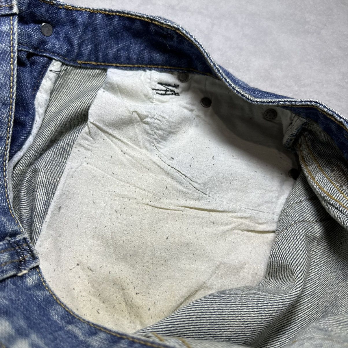 Replay 00s Replay Floral Bird Embroidery Straight Jeans Size 30" / US 8 / IT 44 - 13 Thumbnail