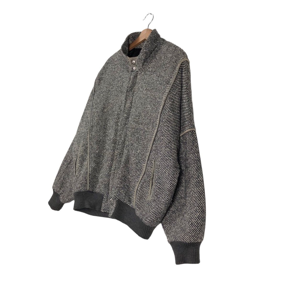 Japanese Brand 📌VINTAGE BOMBER JACKET WOOL HERRINGBONE TOM COLLINS Size US L / EU 52-54 / 3 - 4 Thumbnail