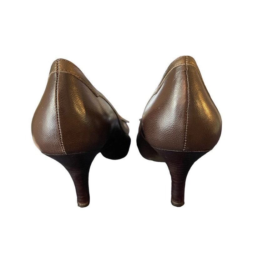 Unknown London Michelle D Women's Pumps Shoes Heels Bronze Brown Size 6.5 Size US 6.5 / IT 36.5 - 3 Thumbnail