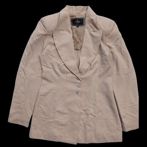 Fendi × Vintage fendi 365 made in italy bemberg rayon blazer Size M / US 6-8 / IT 42-44 - 1 Thumbnail