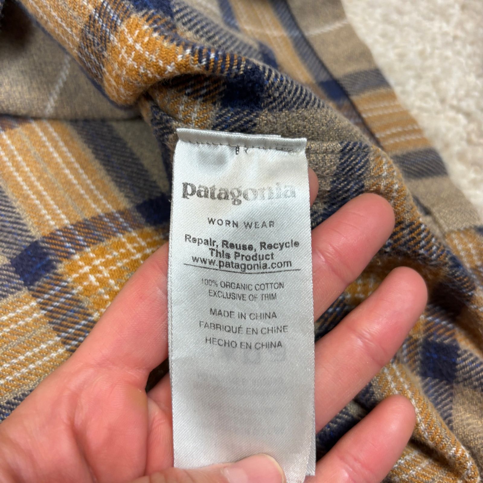 Patagonia Patagonia Long Sleeved Fjord Flannel Button Up Shirt 2XL Size US XXL / EU 58 / 5 - 7 Thumbnail