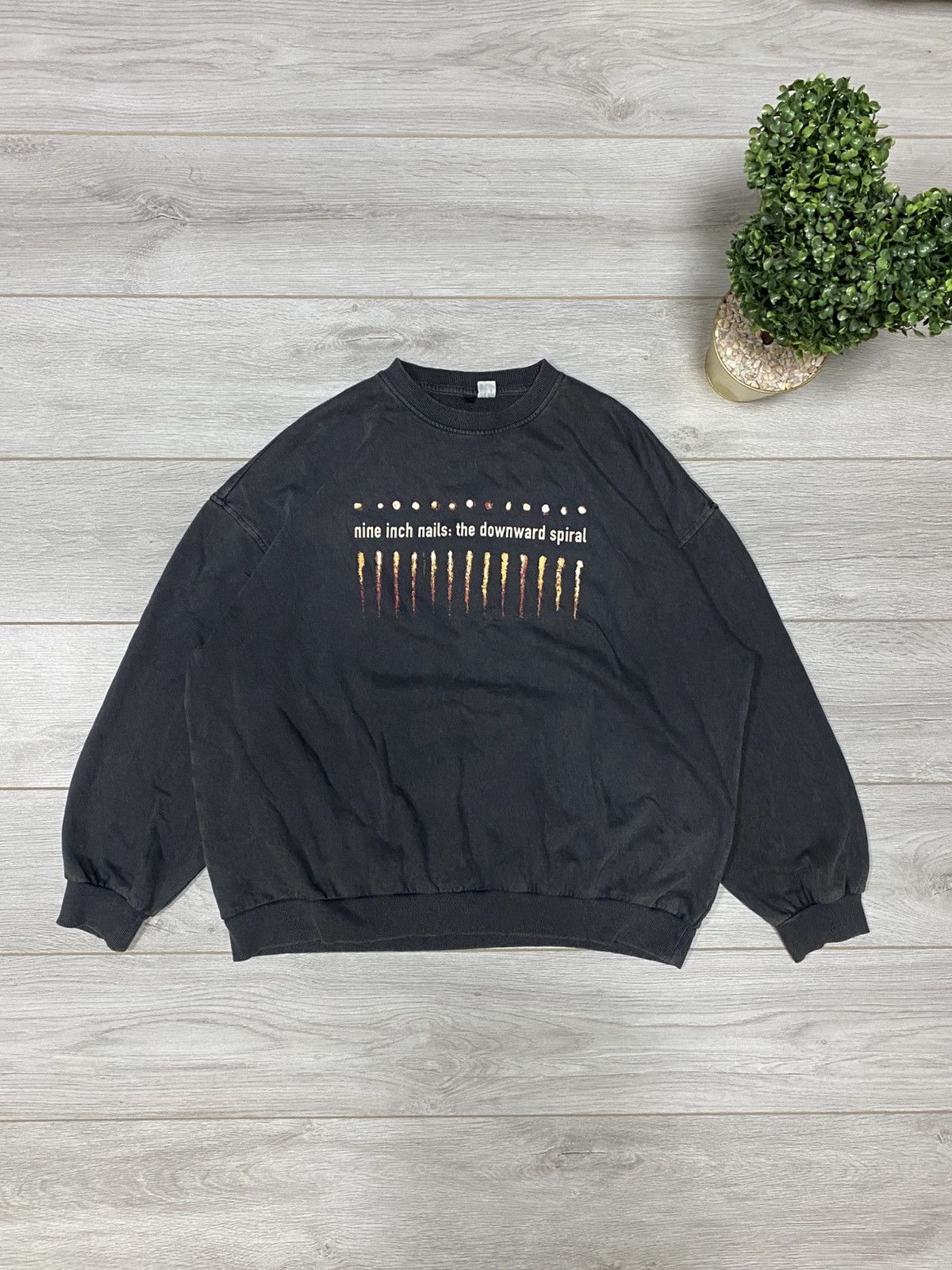 Band Tees Vintage NIN Further Down The Spiral Sweatshirt Size US M / EU 48-50 / 2 - 2 Thumbnail