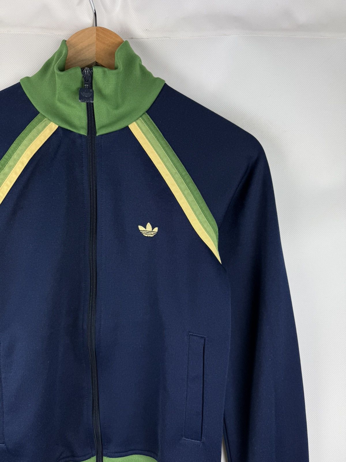 Adidas Adidas Originals VTG Trefoil Logo Full ZipTrack Top Jacket Size S / US 4 / IT 40 - 5 Thumbnail