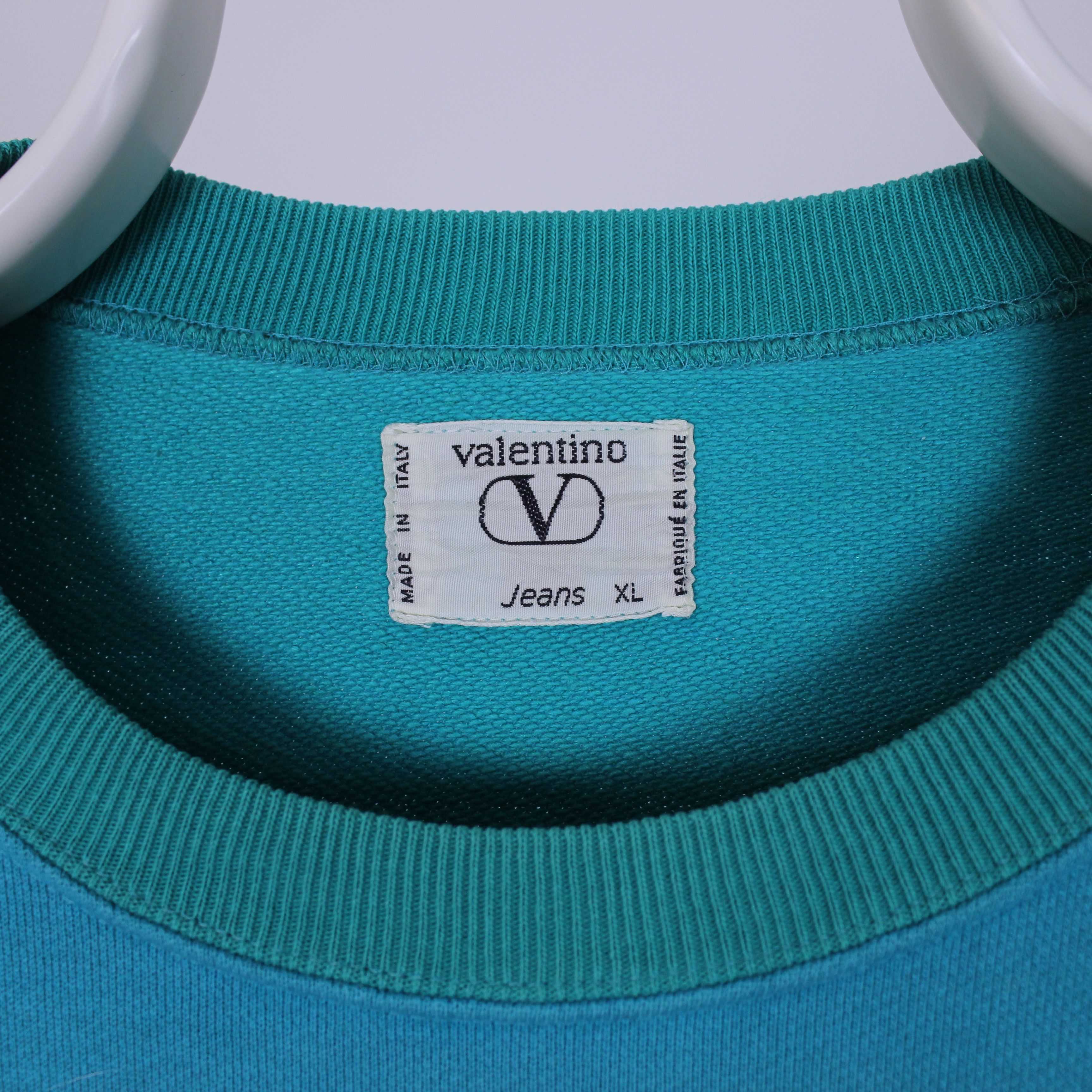 Valentino Valentino jeans sweatshirt L XL men purple white Size US L / EU 52-54 / 3 - 5 Thumbnail