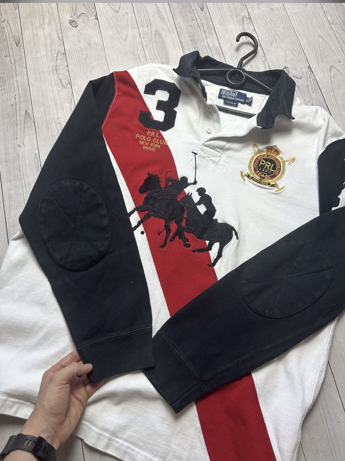 Other Vintage rugby shirt Polo Ralph Lauren big logo rare size L Size US L / EU 52-54 / 3 - 7 Thumbnail