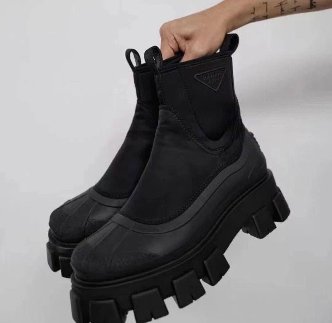 Prada Prada Monolith Platform Duck Boots Size US 6 / EU 39 - 1 Preview