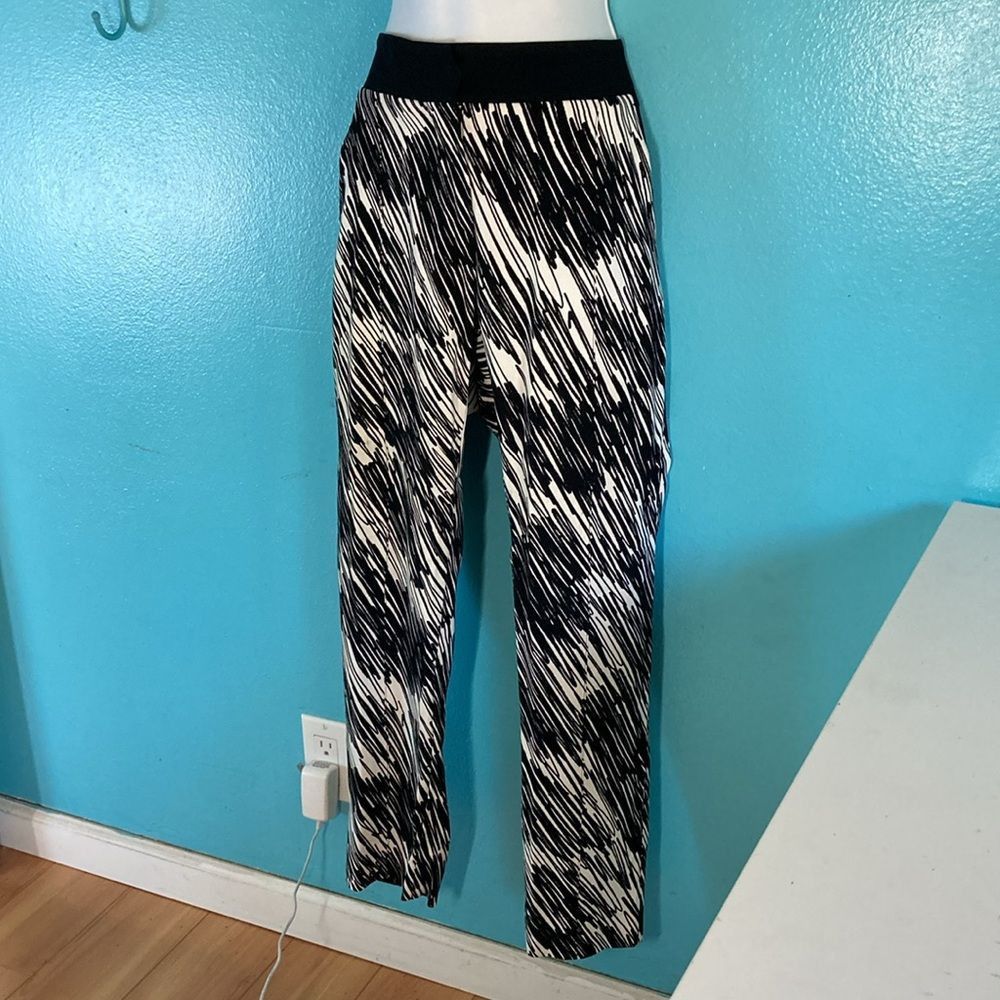 Sportmax Sportmax Max Mara Women’s Slim Scribble Pattern Pants Size 6 Size 28" / US 6 / IT 42 - 5 Thumbnail