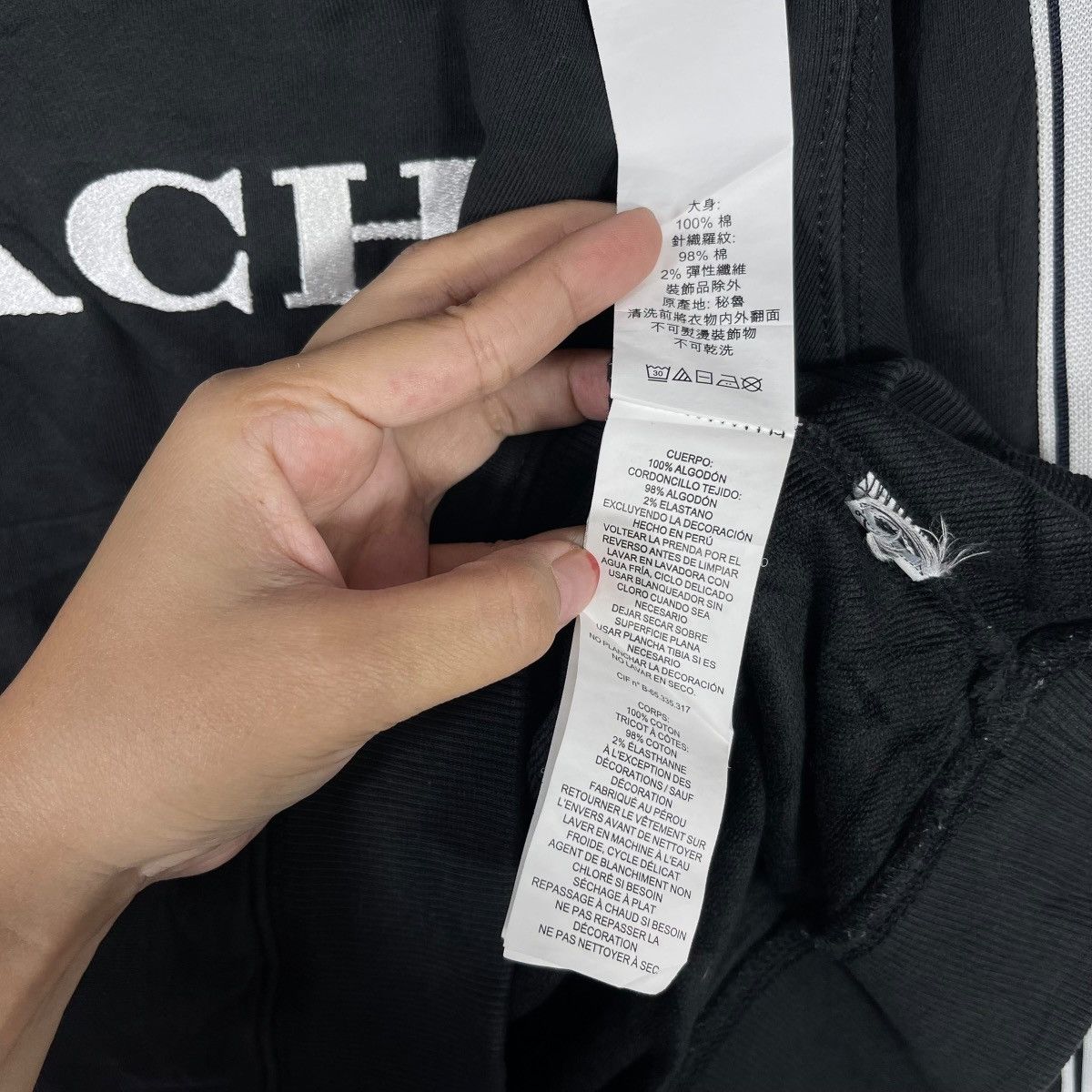 Coach COACH Logo Tape Crewneck Sweatshirt Made in Peru Size S Size US S / EU 44-46 / 1 - 6 Thumbnail