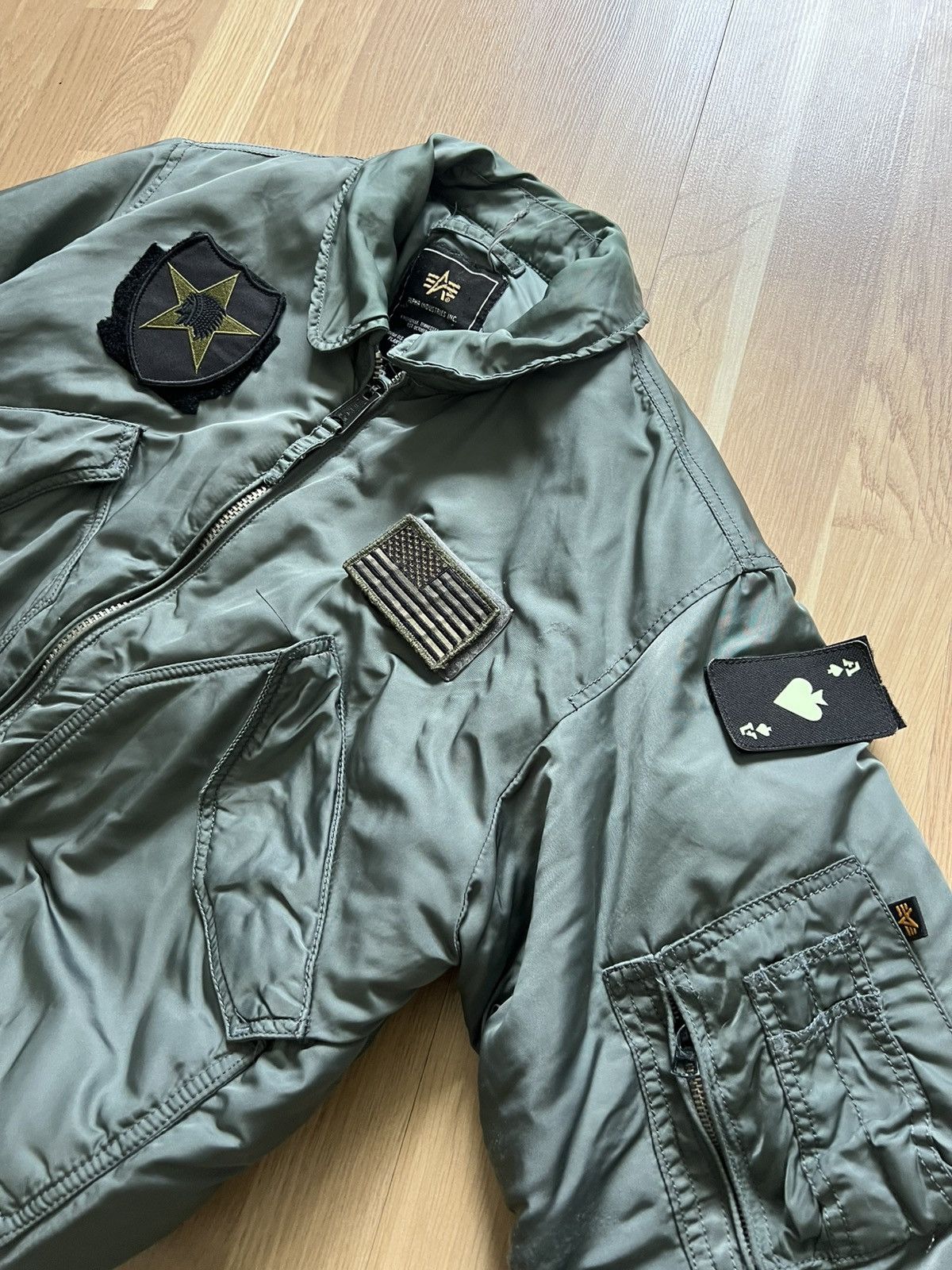 Alpha Industries Vintage Alpha Industries CWU 45/P Army Flight Bomber Jacket Size US M / EU 48-50 / 2 - 4 Thumbnail