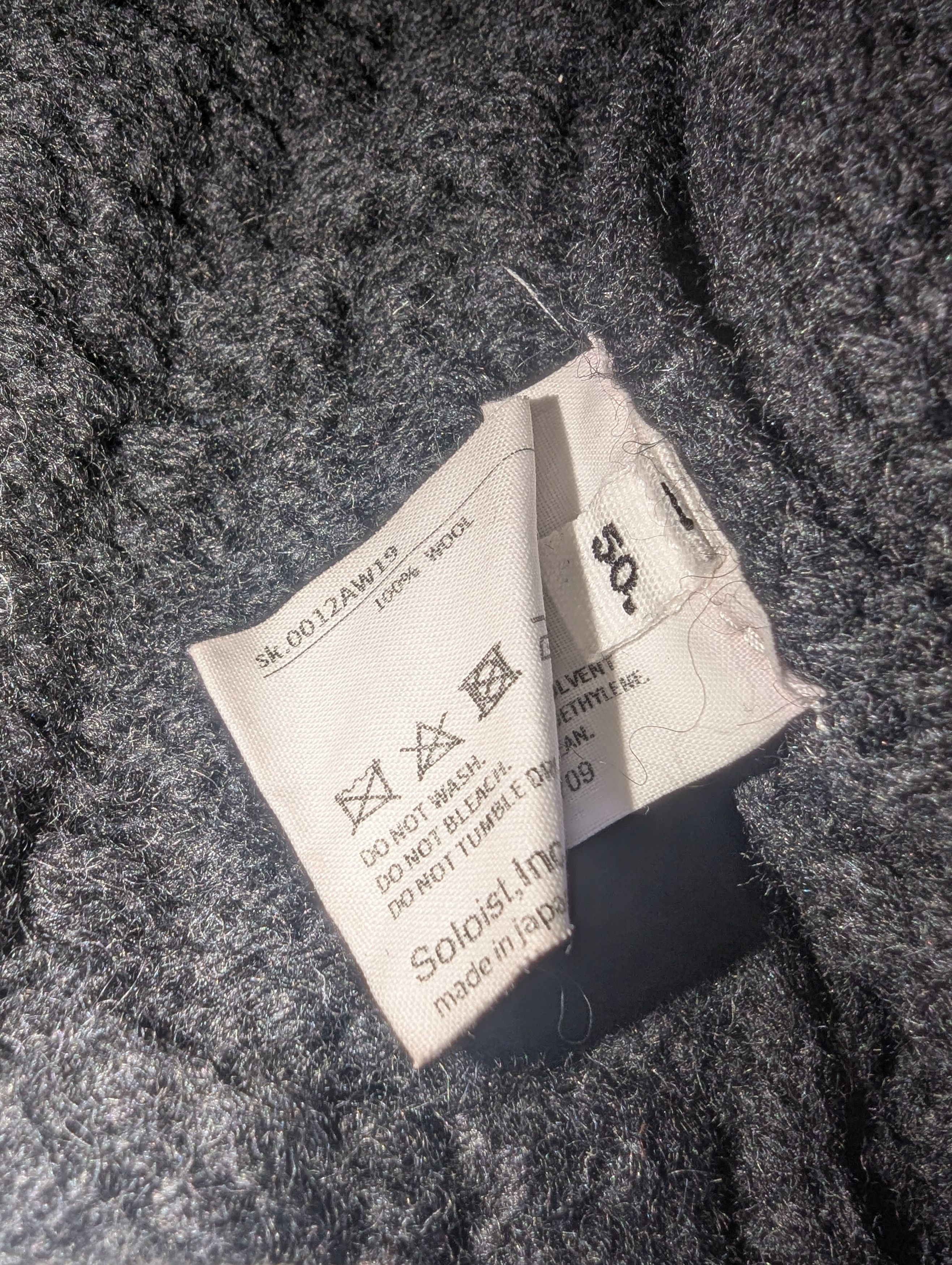 Takahiromiyashita The Soloist. TAKAHIROMIYASHITA THESOLOIST. Zipped Balloon Knit Sweater Size US M / EU 48-50 / 2 - 12 Thumbnail