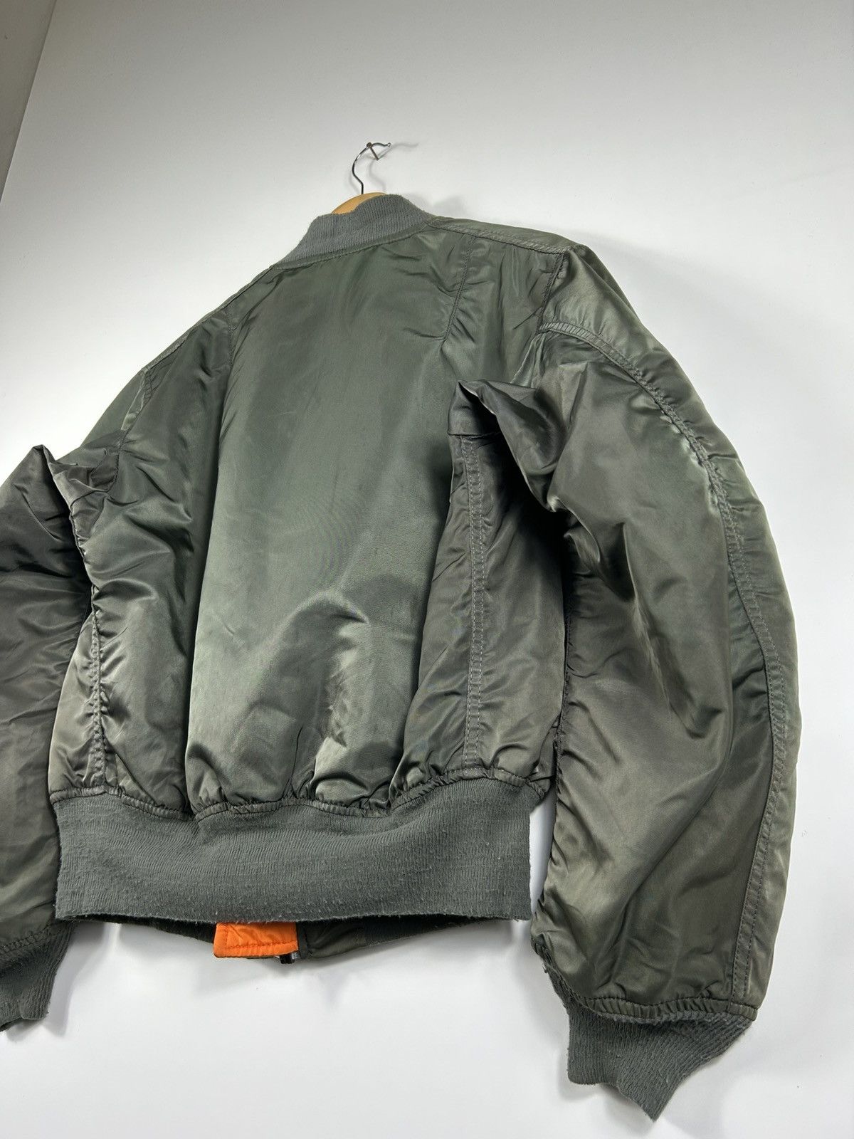 Alpha Industries ⚡️Vintage Alpha Industries USA Ma 1 Bomber Jacket Size US M / EU 48-50 / 2 - 16 Thumbnail
