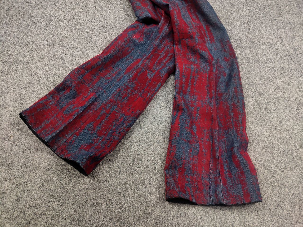 Japanese Brand Vintage Hysteric Glamour style flared Blue Red Pants Y2K Size 27" / US 4 / IT 40 - 6 Thumbnail