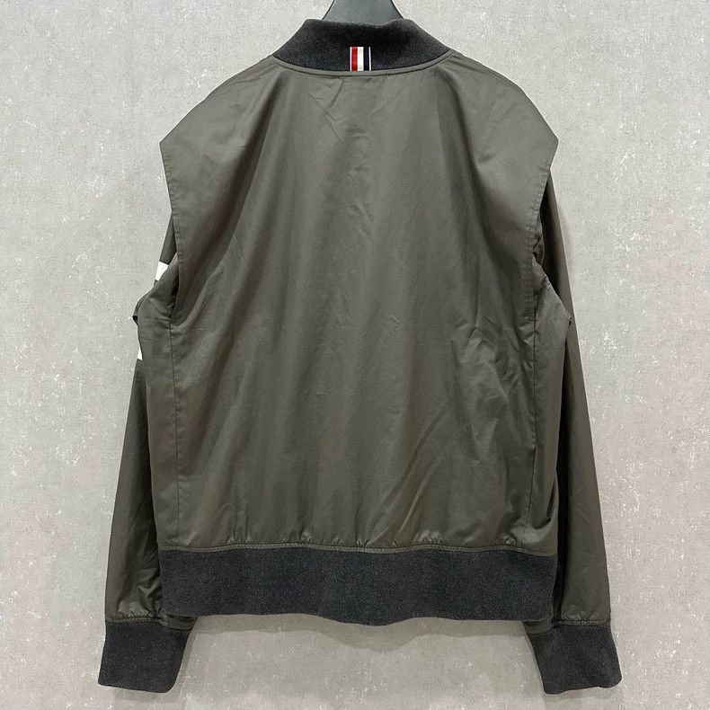Thom Browne Thom Browne Nylon zipper jacket Size US XL / EU 56 / 4 - 2 Thumbnail