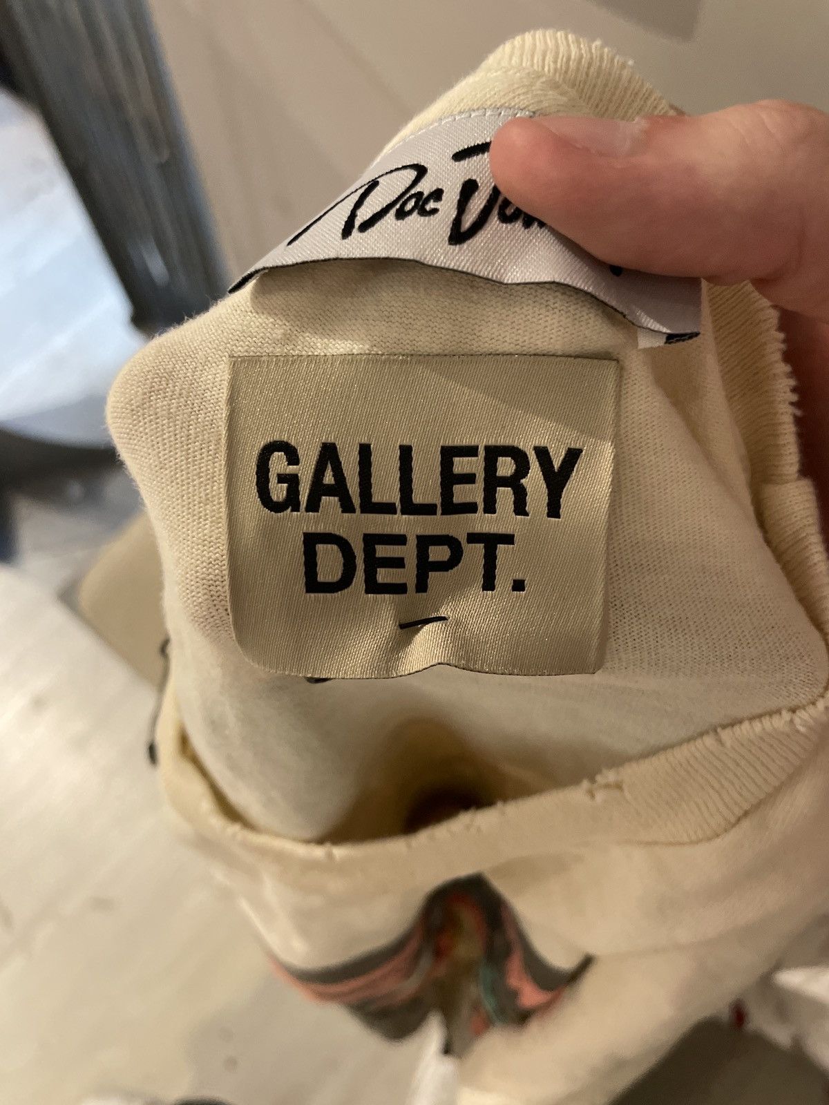 Gallery Dept. Gallery Dept. Dead Batteries T-Shirt Cream L Size US L / EU 52-54 / 3 - 4 Thumbnail