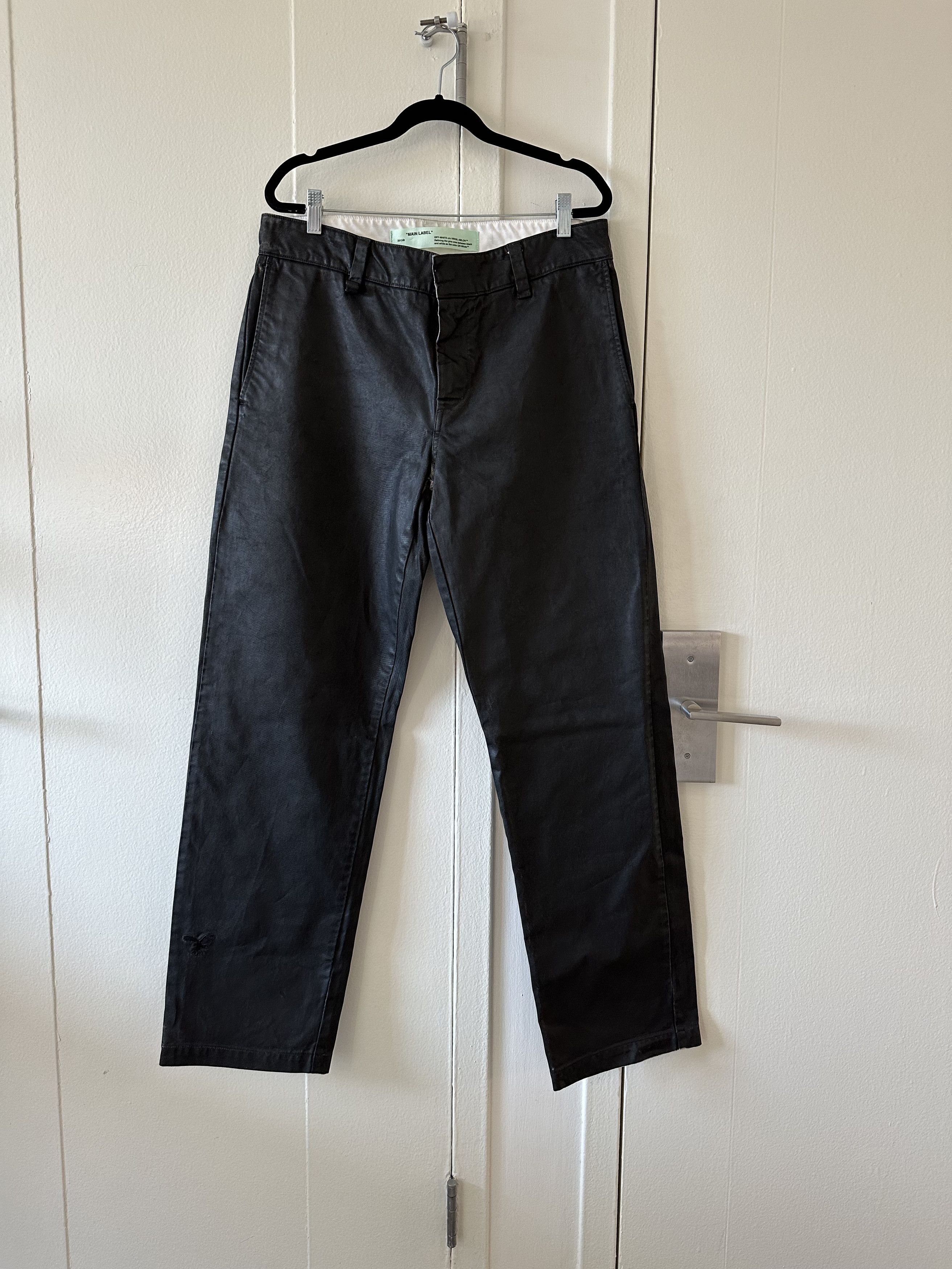 Off-White Off-White Canvas Work Pants Size US 34 / EU 50 - 1 Thumbnail