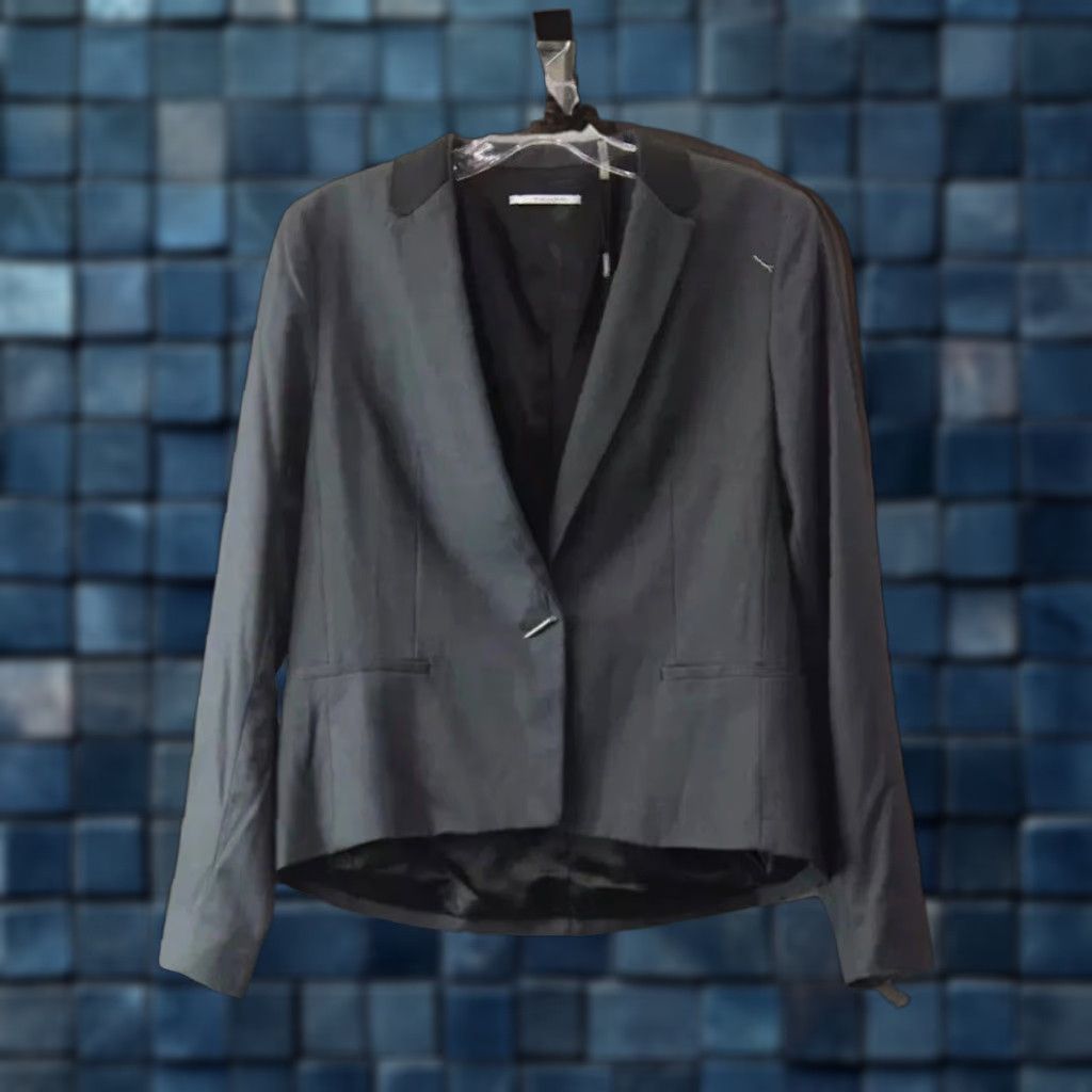 Vintage Tahari Blazer Women's Charcoal Granite Melange Carina Suit Size 6 Gray NWT NEWDress? Size M / US 6-8 / IT 42-44 - 1 Thumbnail